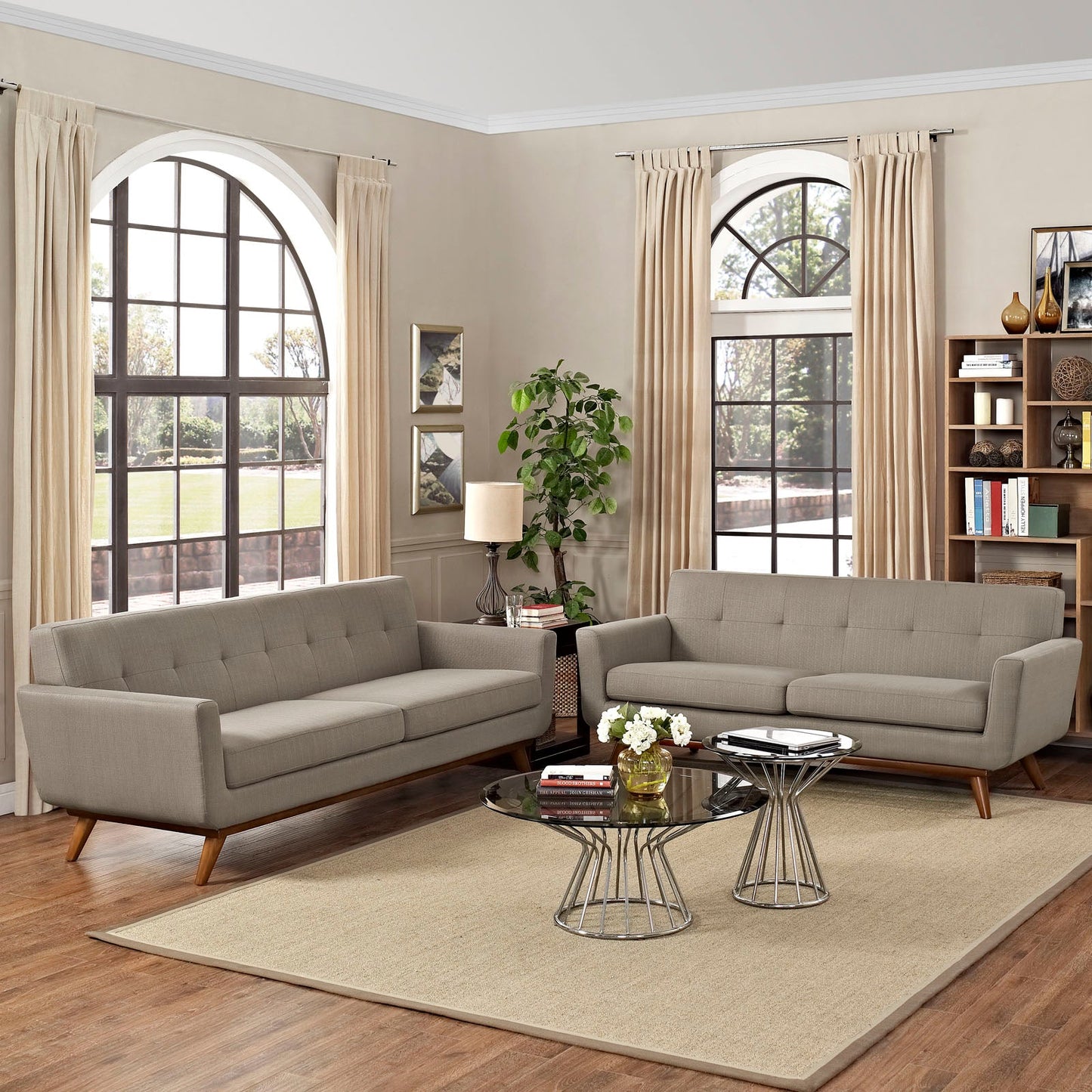 Modway Engage Loveseat and Sofa - Set of 2 - EEI-1348 | Loveseats | 