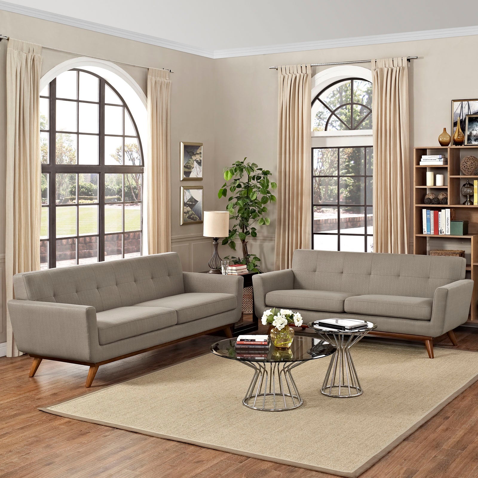 Modway Engage Loveseat and Sofa - Set of 2 - EEI-1348 | Loveseats | 