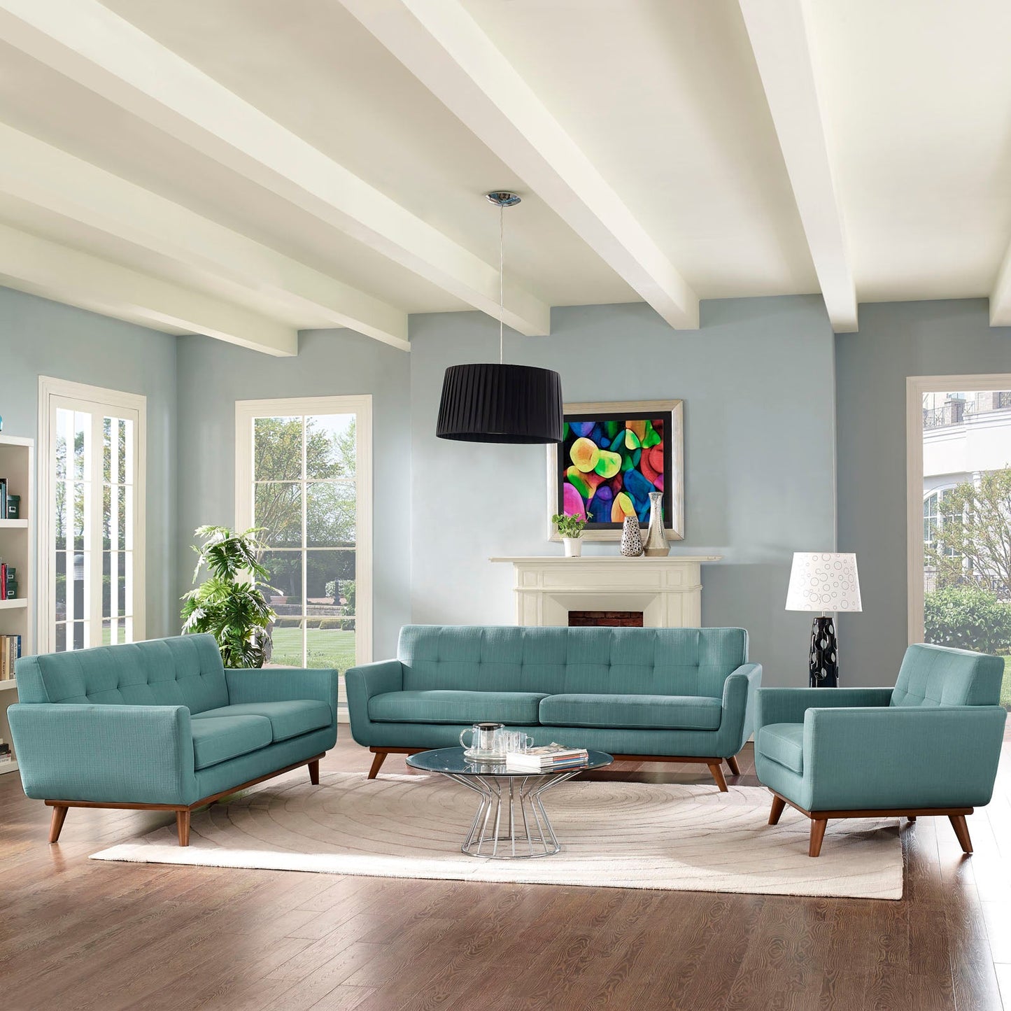 Modway Engage Sofa Loveseat and Armchair - Set of 3 - EEI-1349 | Sofa Set | 