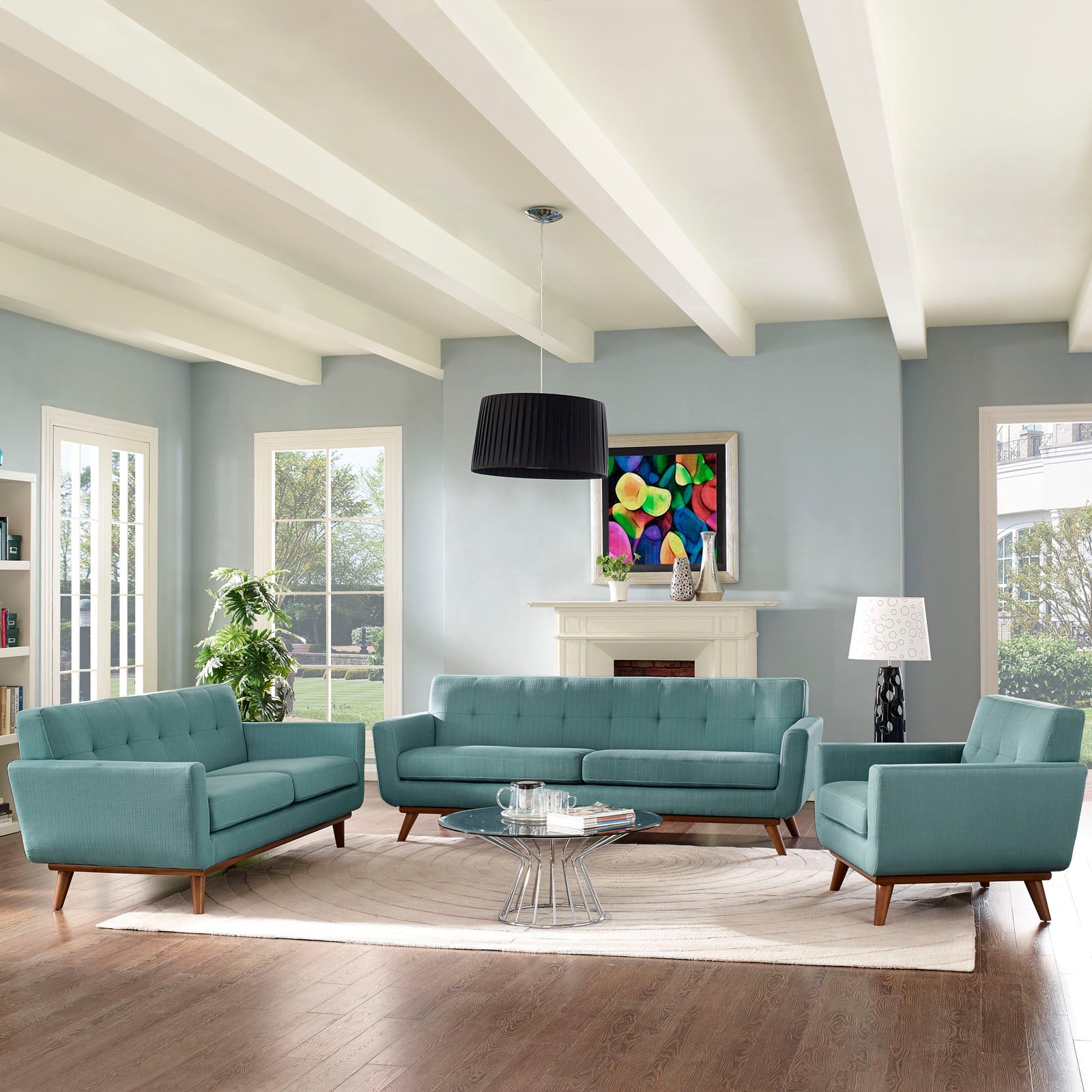 Modway Engage Sofa Loveseat and Armchair - Set of 3 - EEI-1349 | Sofa Set | 