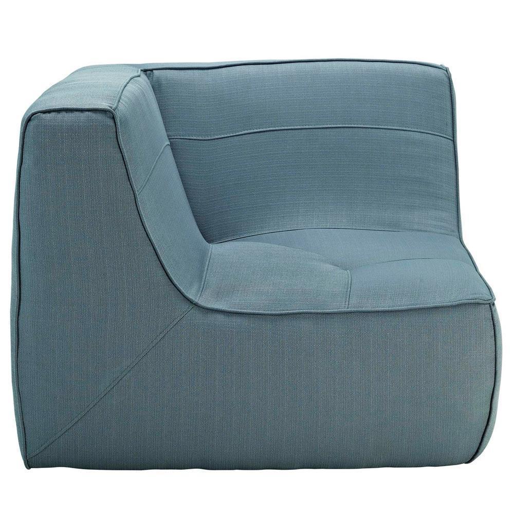 Modway Align Upholstered Corner Sofa - Sea
