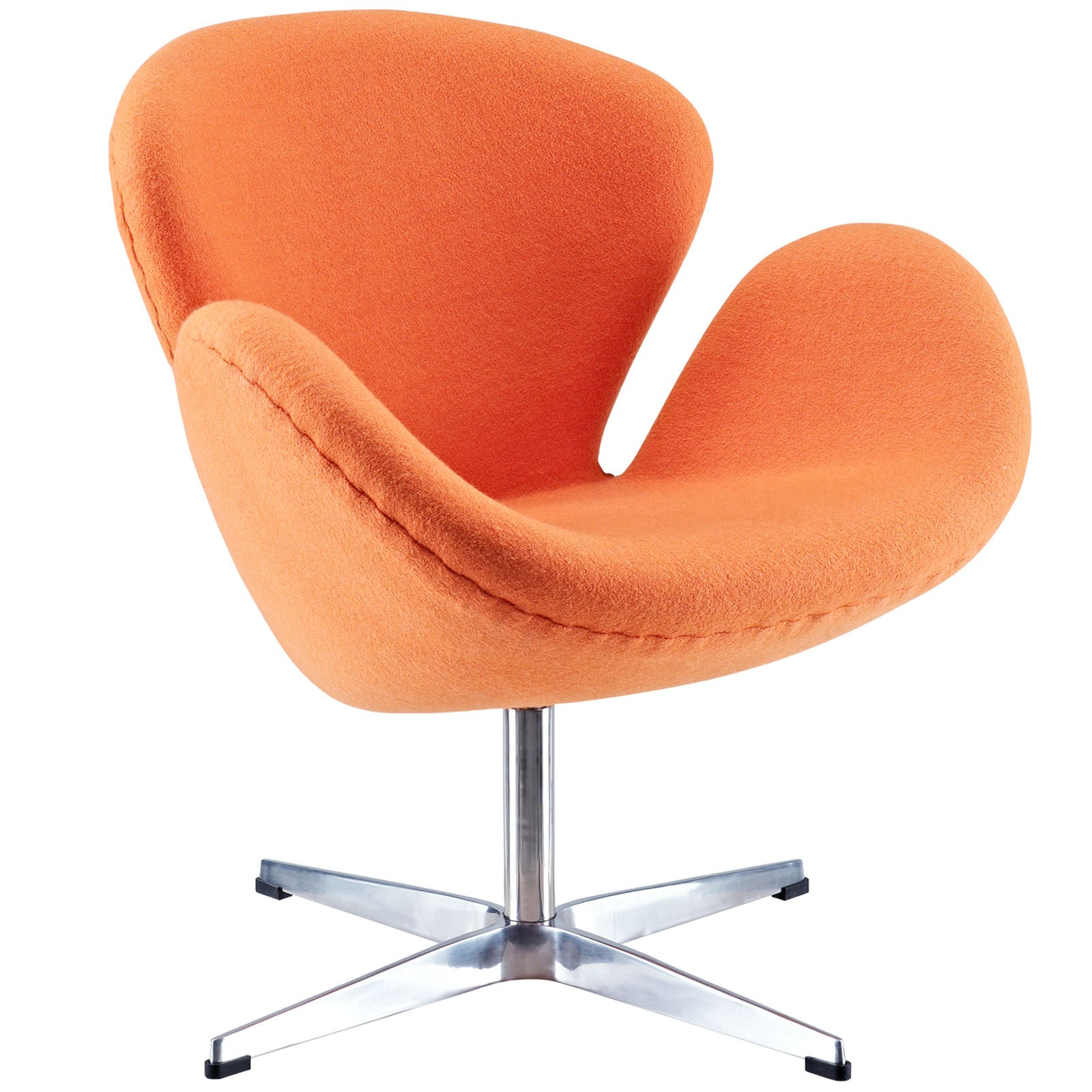 Wing Upholstered Fabric Chair By Modway - EEI-137 | Lounge Chairs | Modishstore - 3