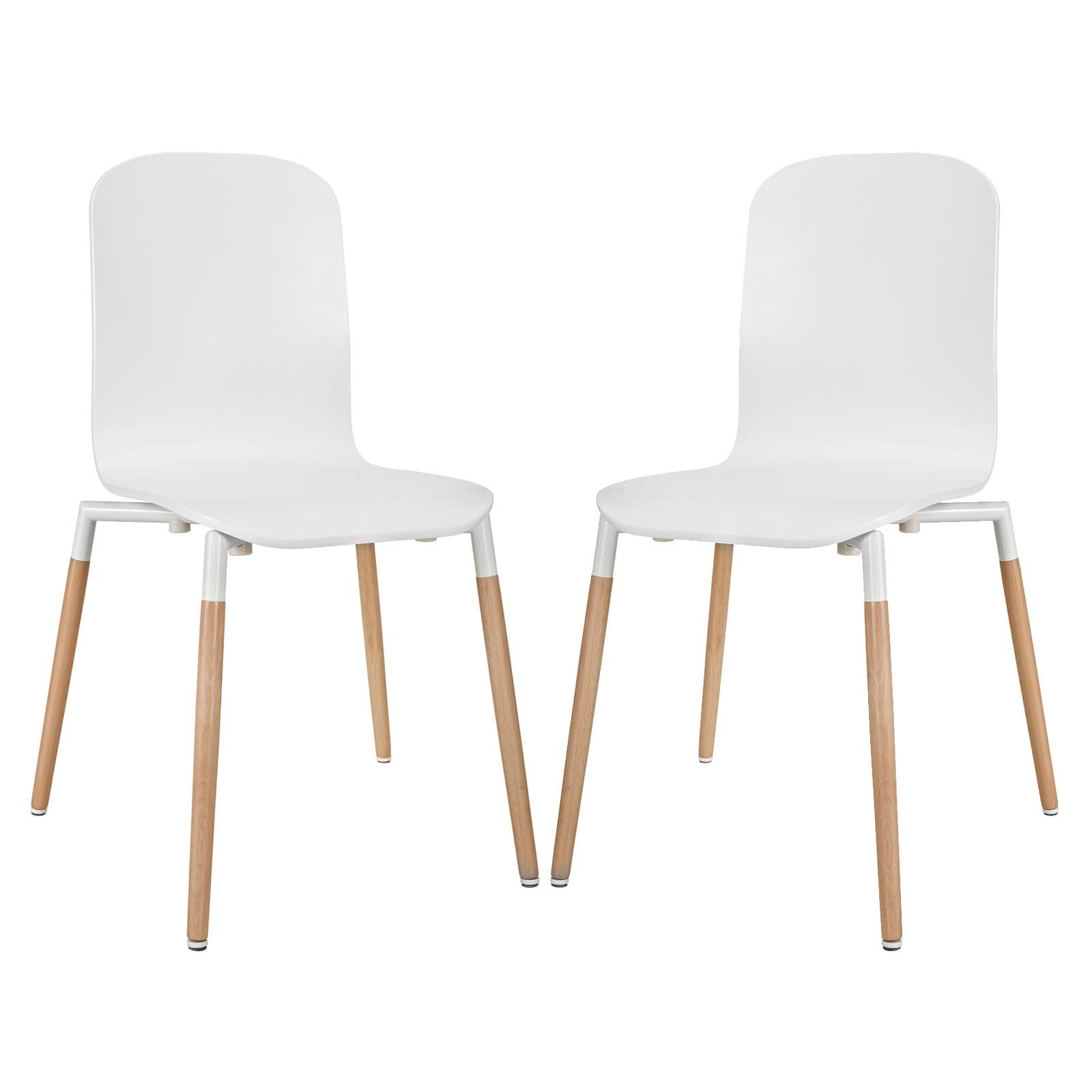 Modway Stack Wood Dining Chairs - Set of 2 | Dining Chairs | Modishstore-12