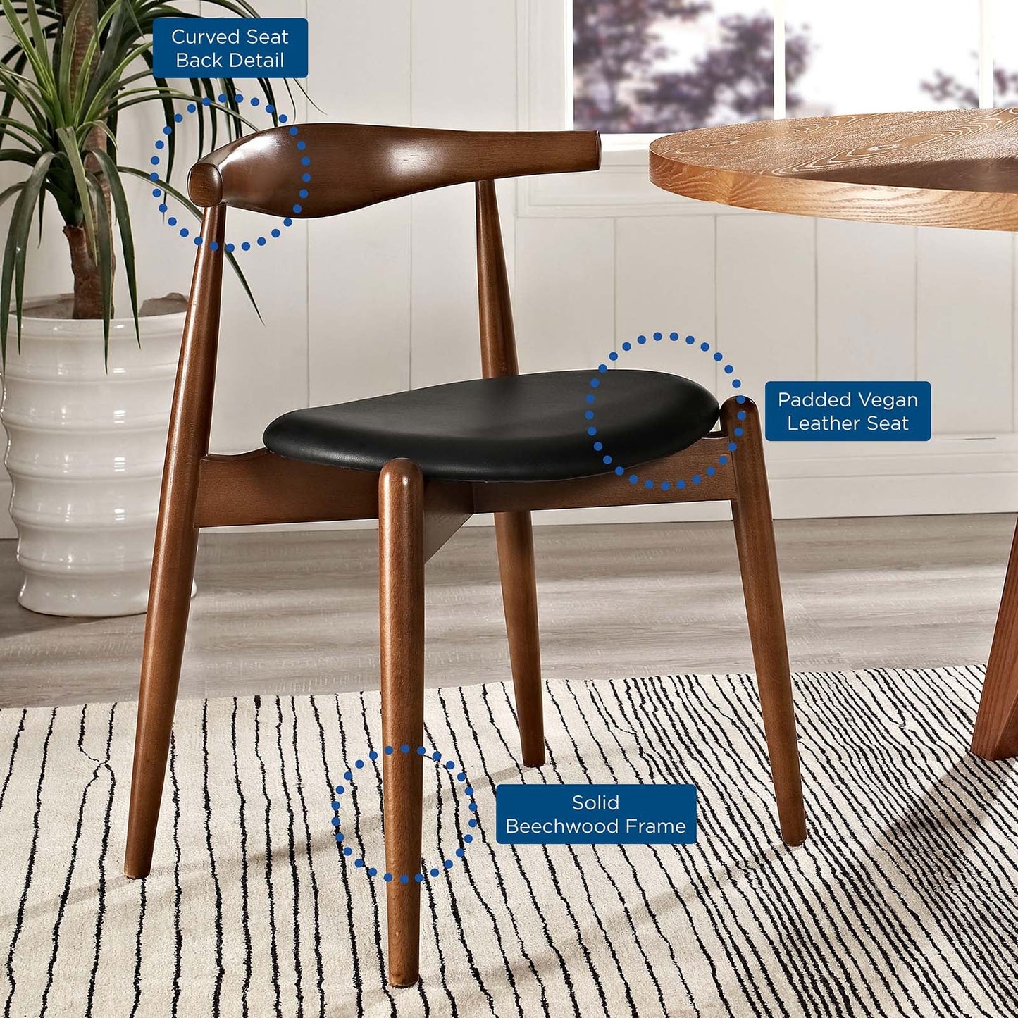 Modway Stalwart Dining Side Chairs - Set of 2 | Dining Chairs | Modishstore-10