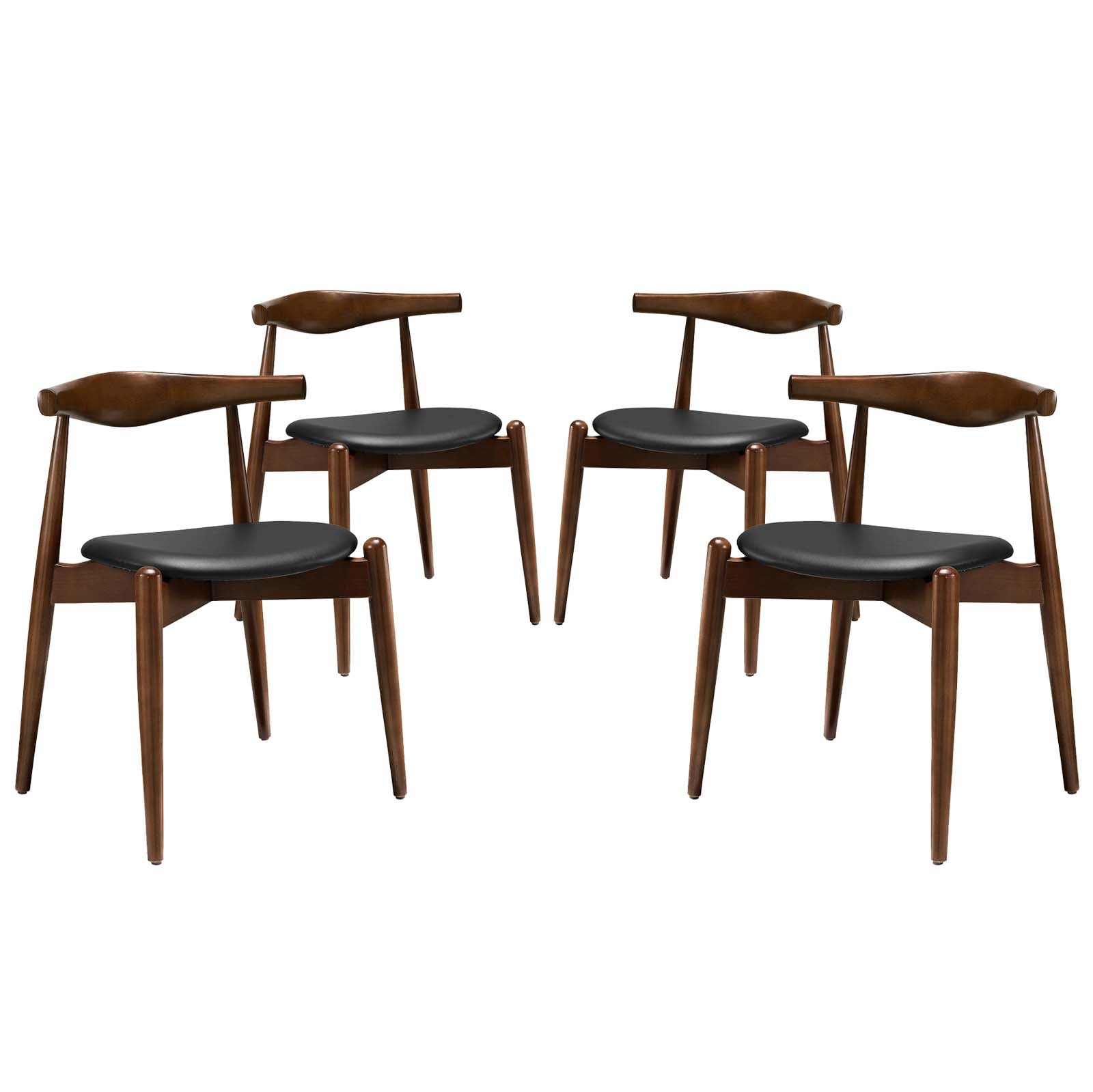 Modway Stalwart Dining Side Chairs - Set of 4 | Dining Chairs | Modishstore-7