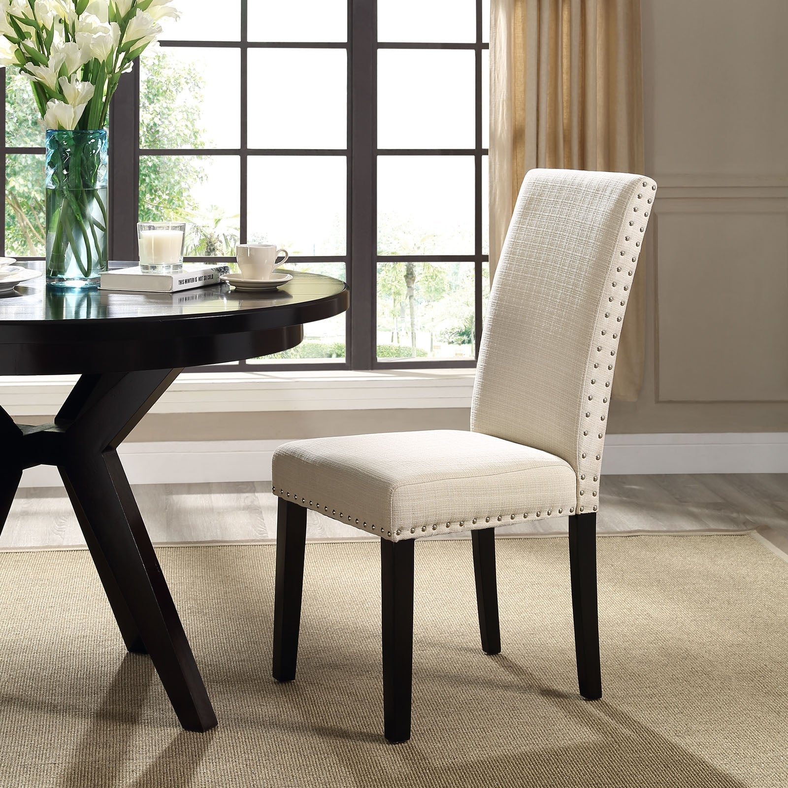 Modway Parcel Dining Fabric Side Chair | Dining Chairs | Modishstore-7