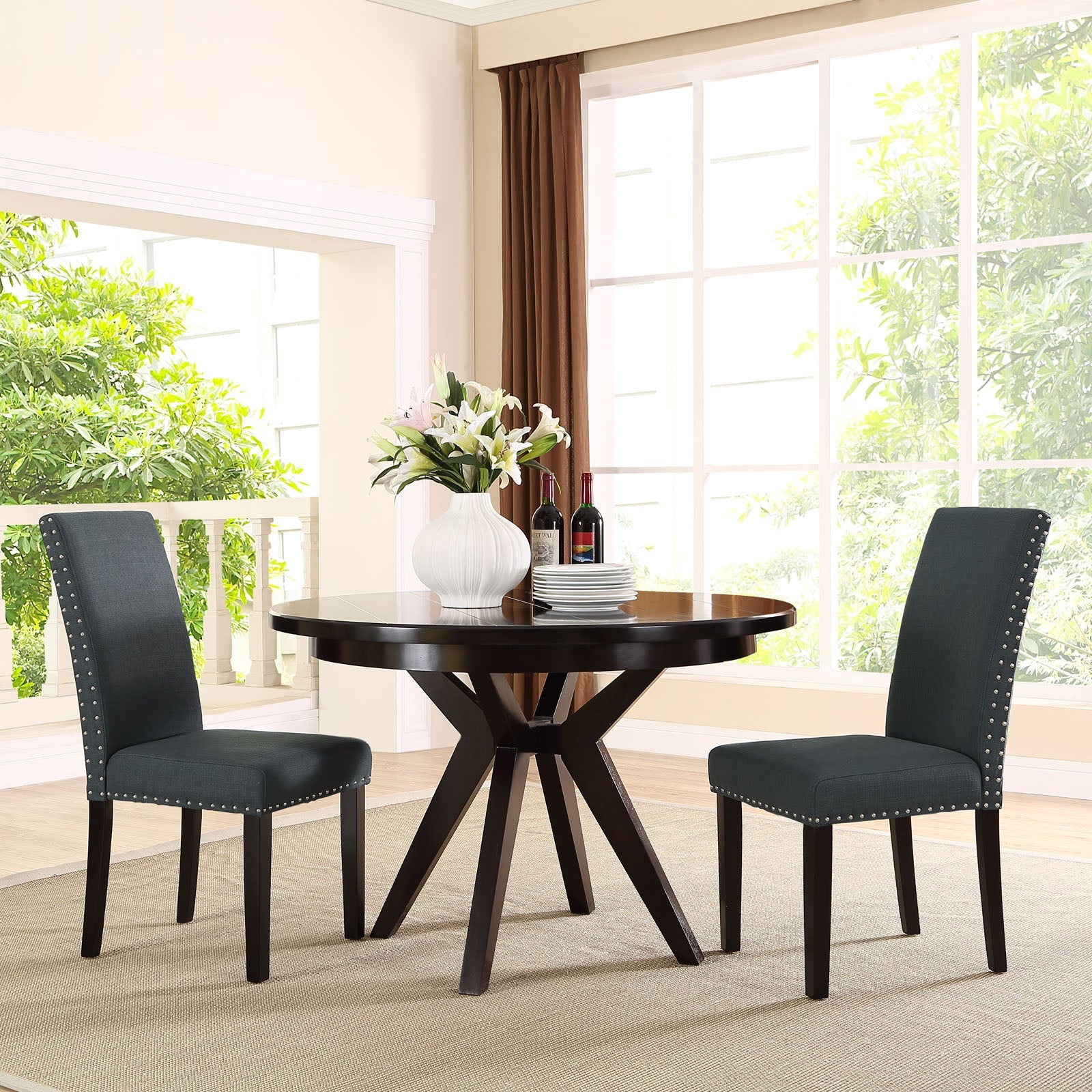 Modway Parcel Dining Fabric Side Chair - EEI-1384 | Dining Chairs | Modishstore-1