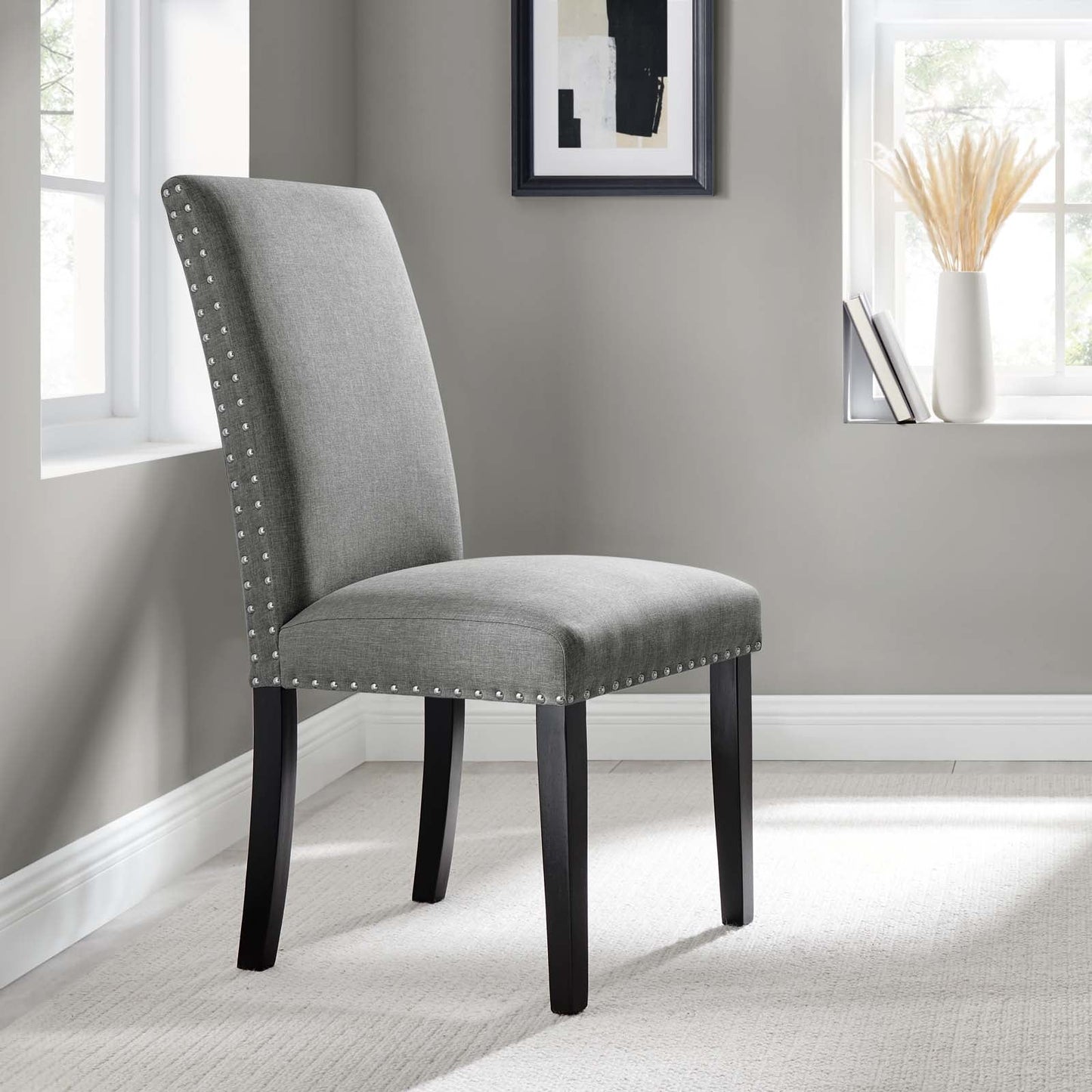 Modway Parcel Dining Fabric Side Chair | Dining Chairs | Modishstore-12