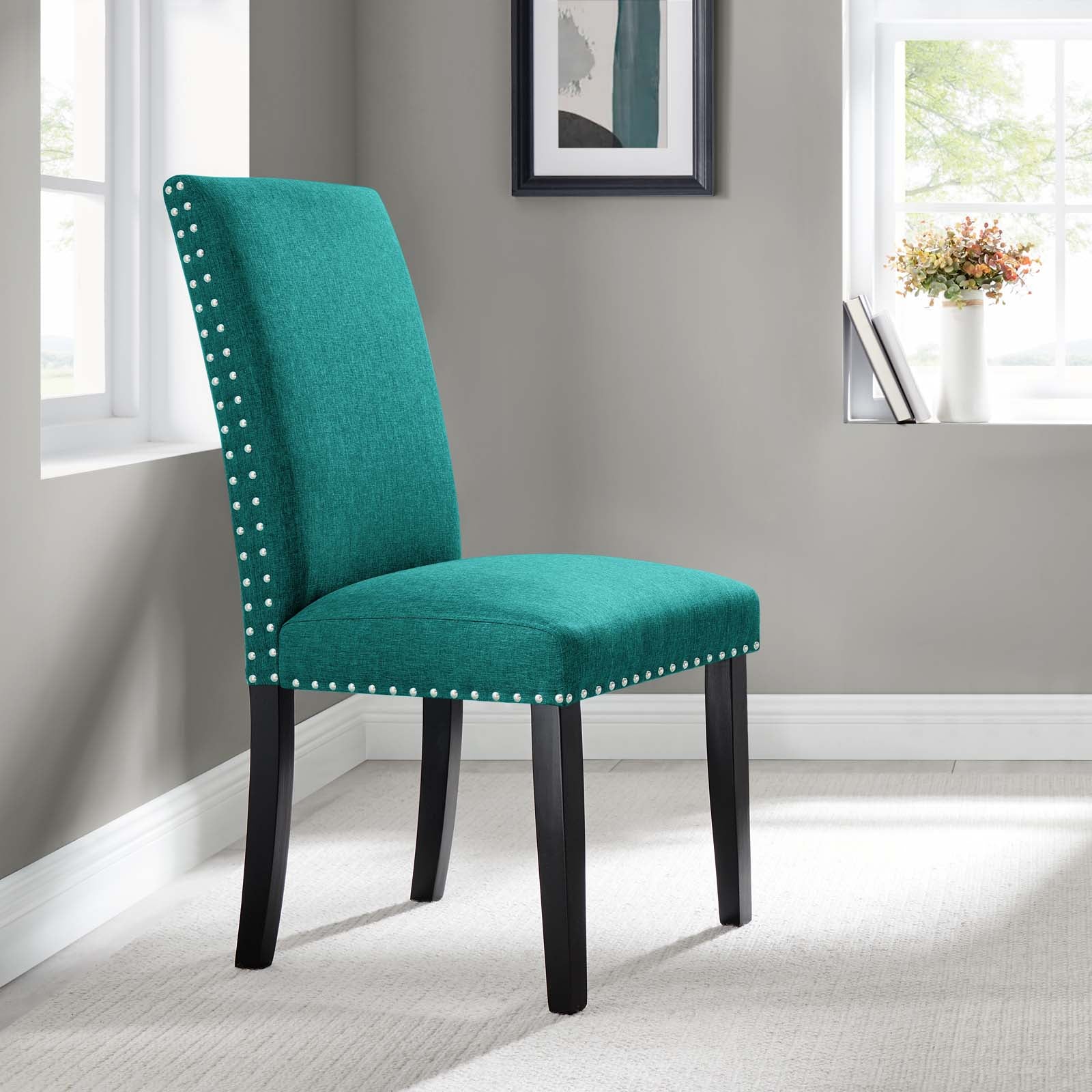 Modway Parcel Dining Fabric Side Chair | Dining Chairs | Modishstore-21