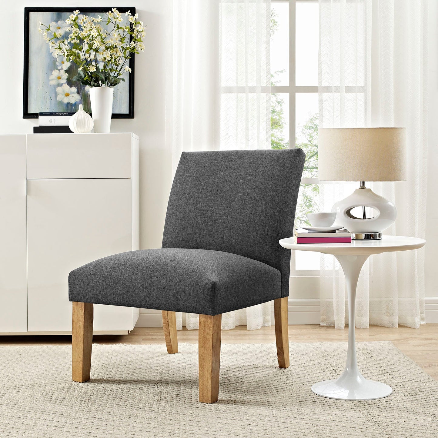 Auteur Upholstered Fabric Armchair By Modway - EEI-1401 | Armchairs