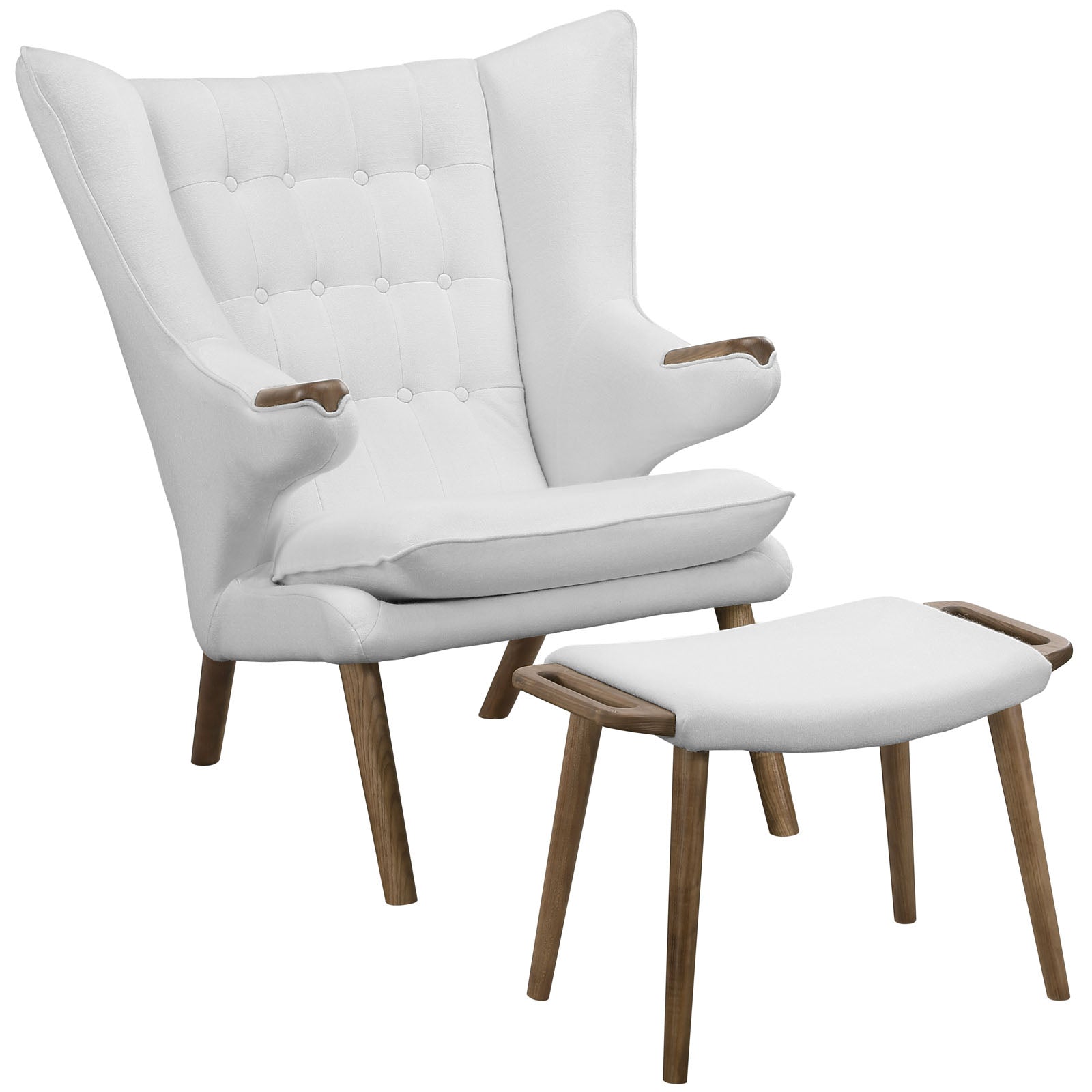 Bear Lounge Chair and Ottoman By Modway - EEI-1444 | Lounge Chairs - 2