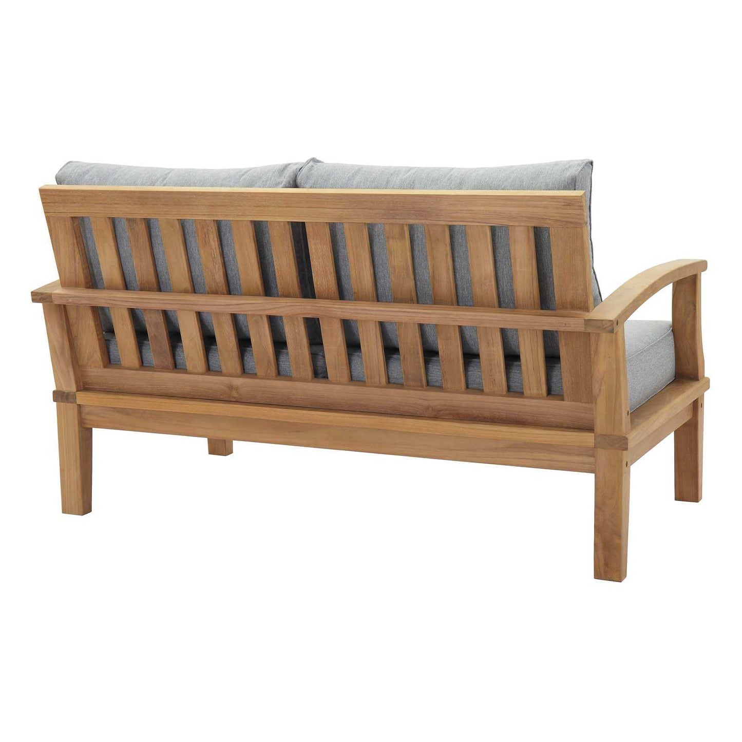 Modway EEI-1469 Marina 4 Piece Outdoor Patio Teak Sofa Set | Outdoor Sofas, Loveseats & Sectionals | 