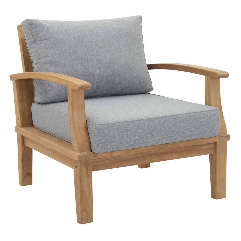 Modway Marina 3 Piece Outdoor Patio Teak Set | Outdoor Sofas, Loveseats & Sectionals | Modishstore-5