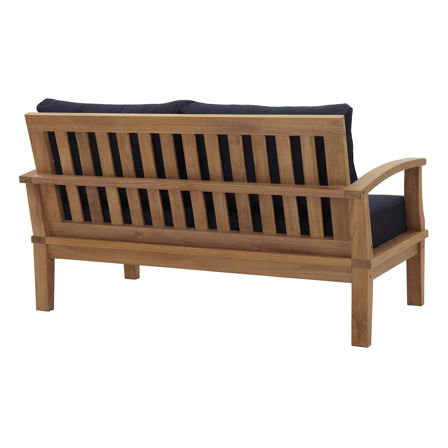 Modway Marina 3 Piece Outdoor Patio Teak Set | Outdoor Sofas, Loveseats & Sectionals | Modishstore-9