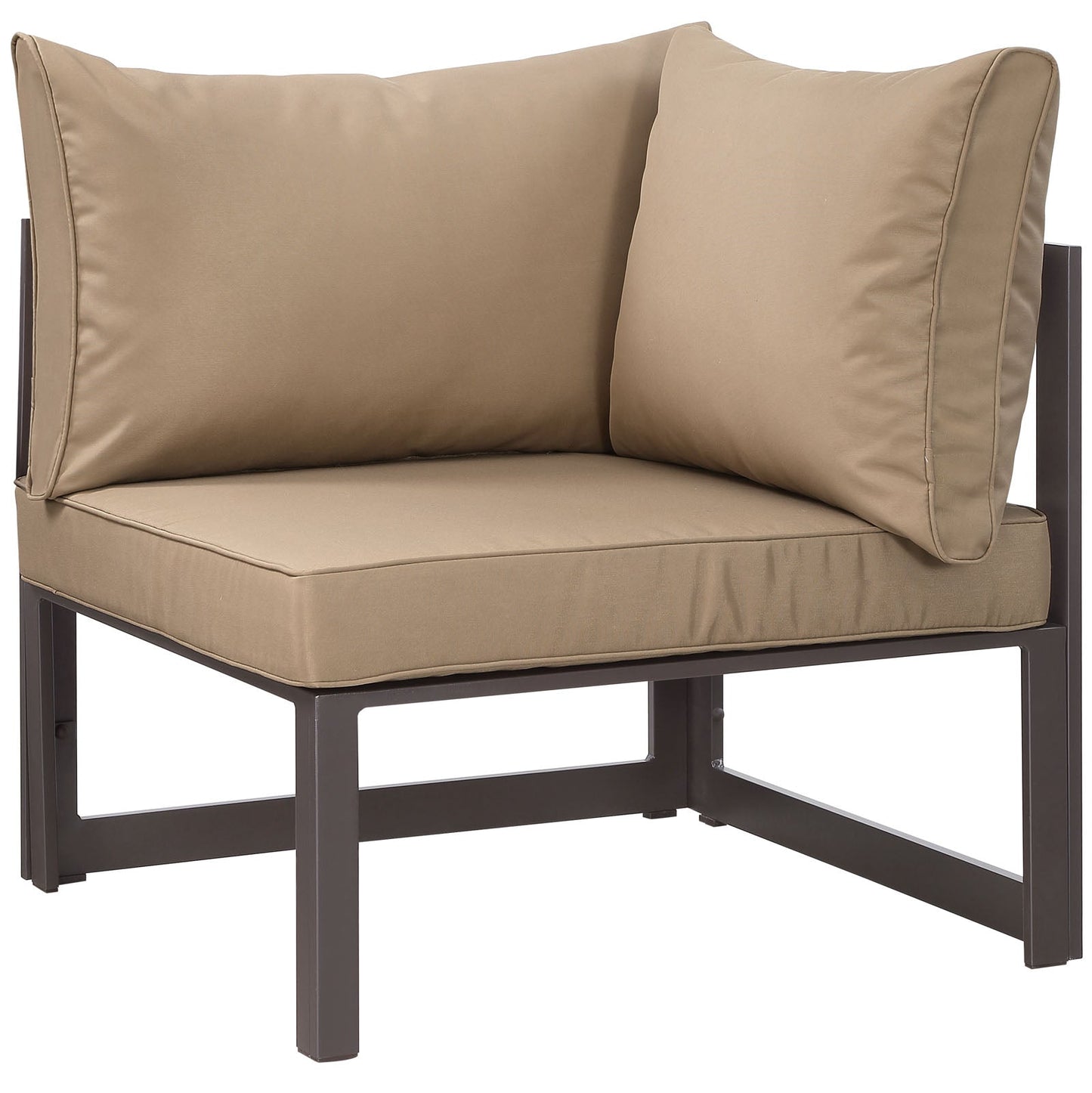 Modway Fortuna Corner Outdoor Patio Armchair | Outdoor Chairs | 