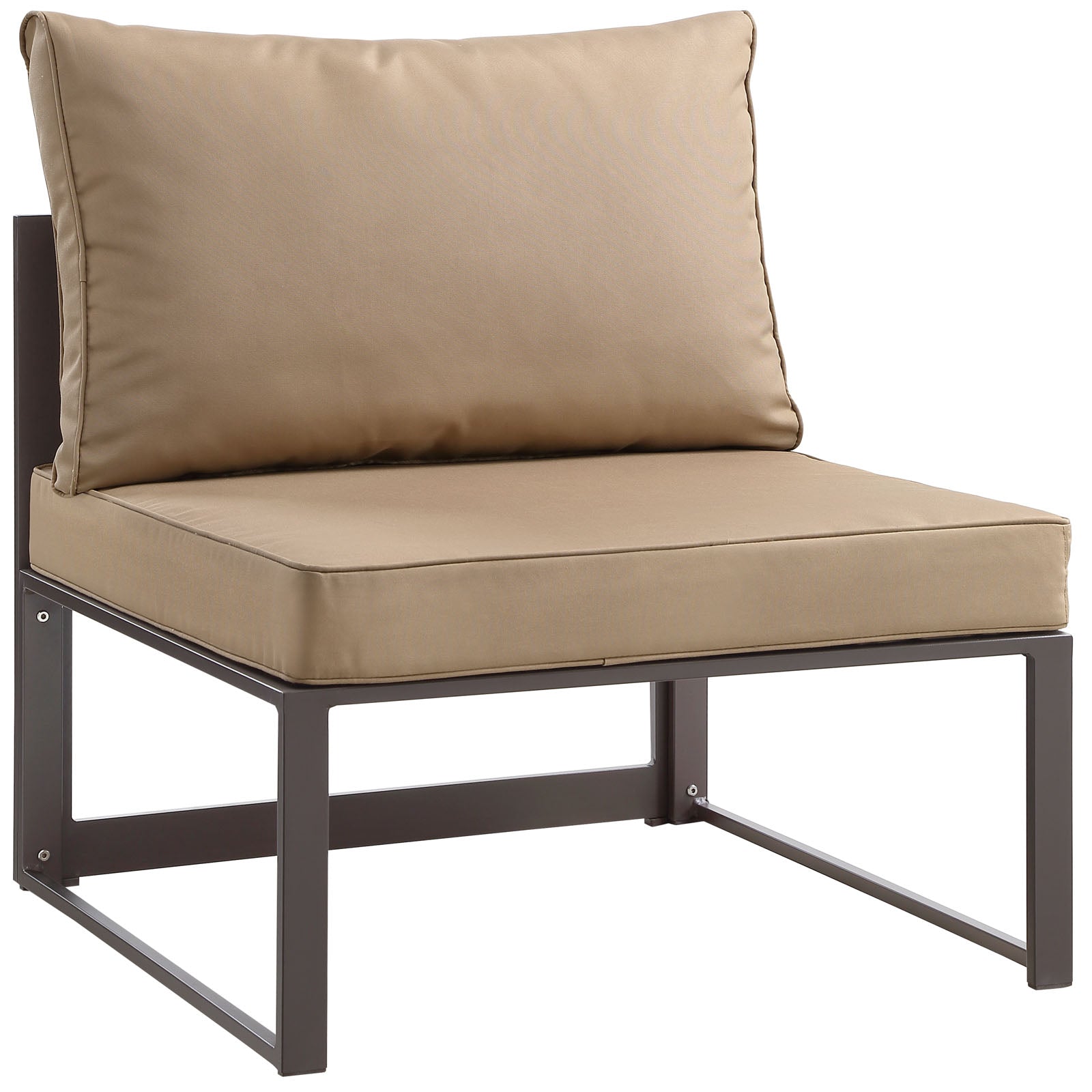 Modway Fortuna Armless Outdoor Patio Sofa | Outdoor Sofas, Loveseats & Sectionals | 