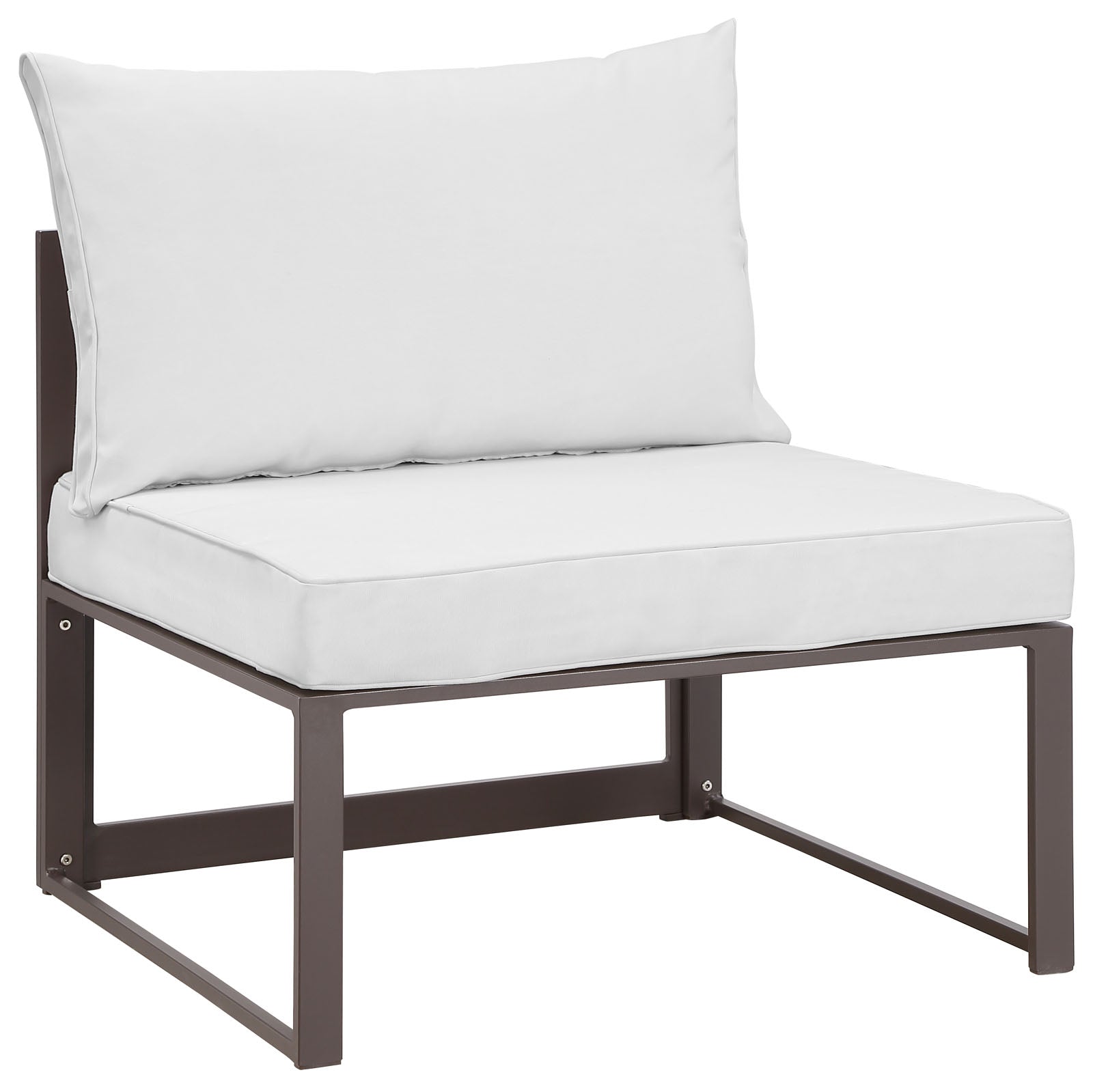 Modway Fortuna Armless Outdoor Patio Sofa | Outdoor Sofas, Loveseats & Sectionals | 