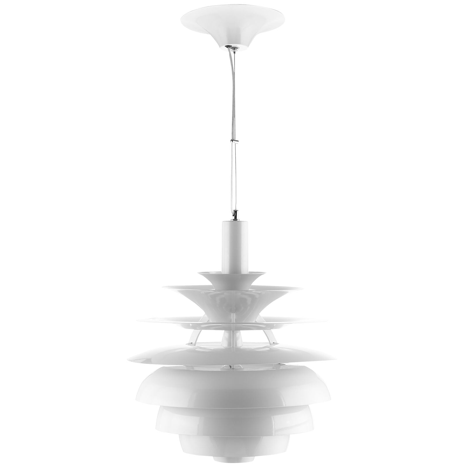 Rebound 17" Stainless Steel Chandelier By Modway - EEI-1554 | Chandeliers | Modishstore - 2