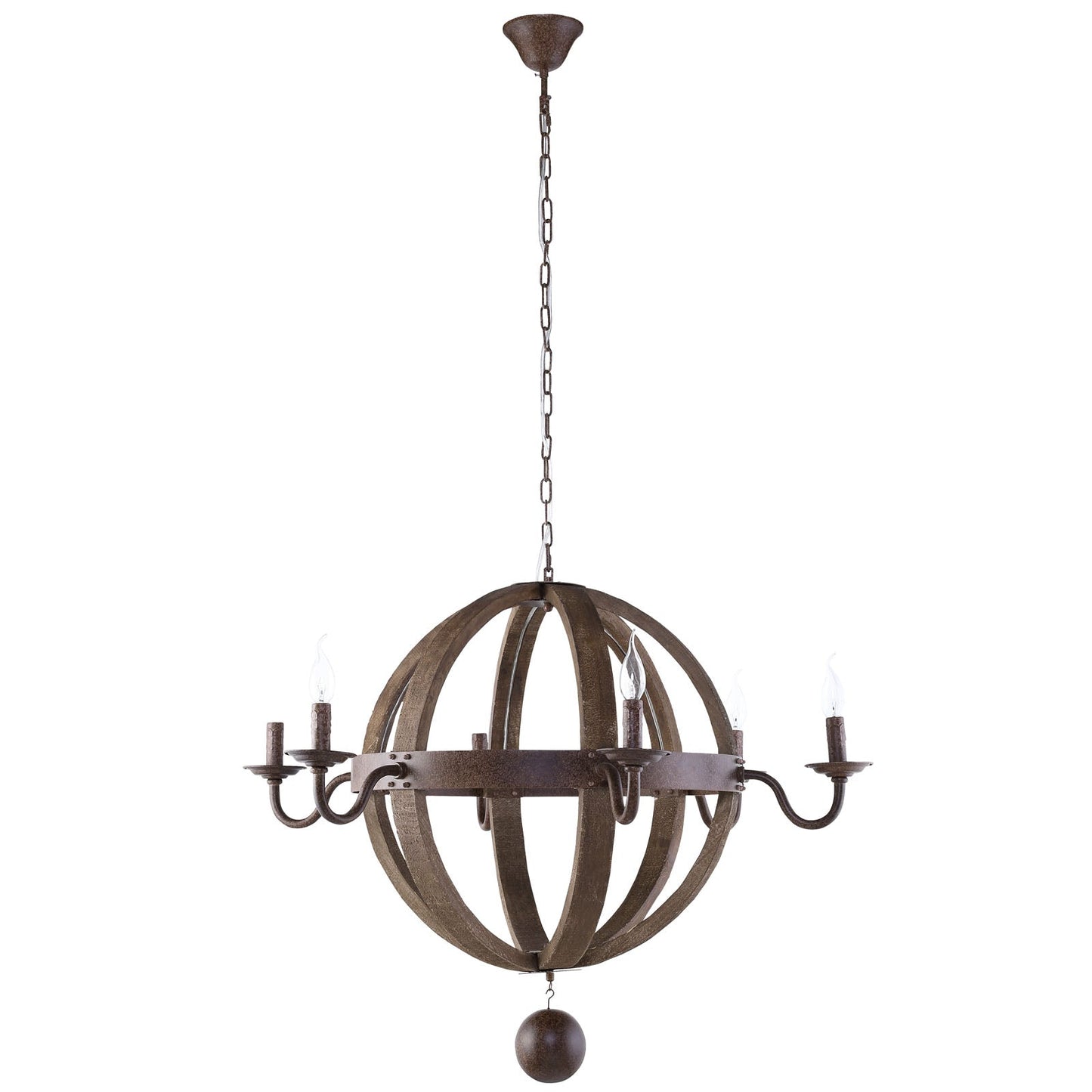 Modway Catapult Chandelier - Antique Brass | Chandeliers | 