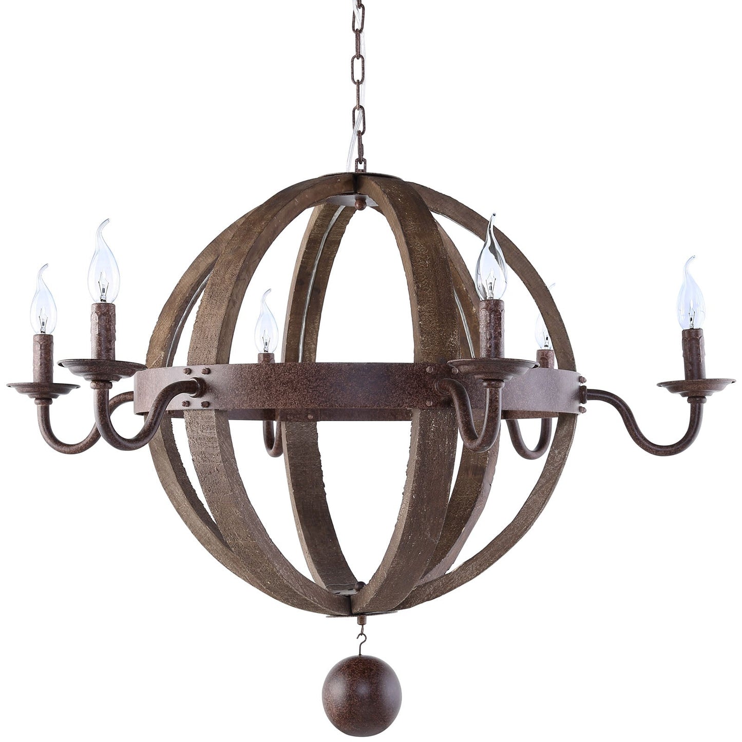 Modway Catapult Chandelier - Antique Brass | Chandeliers | 