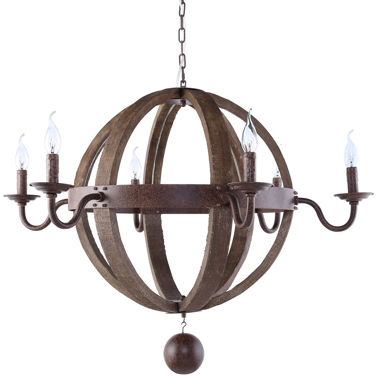 Modway Catapult Chandelier - Antique Brass | Chandeliers | 