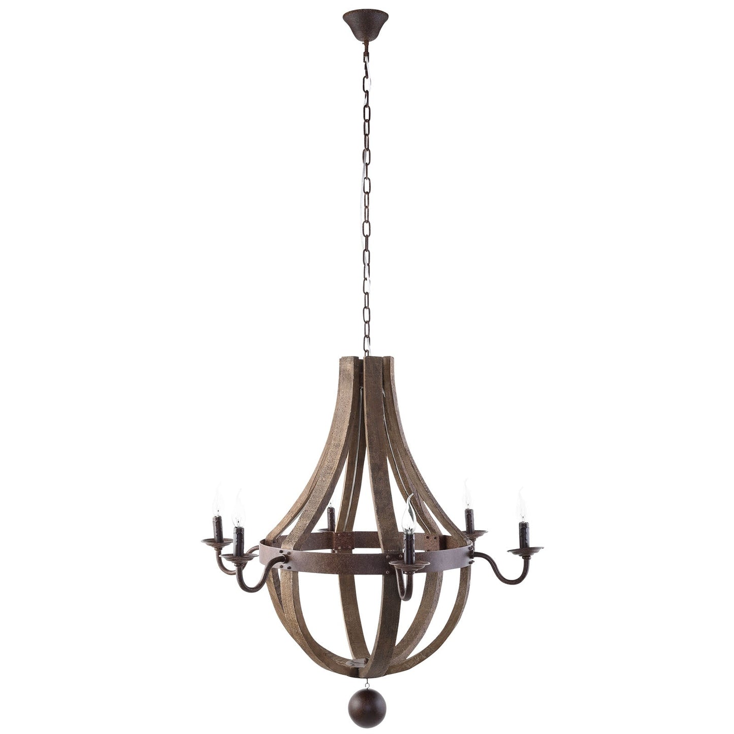 Modway Ballista Chandelier - Antique Brass | Chandeliers | 