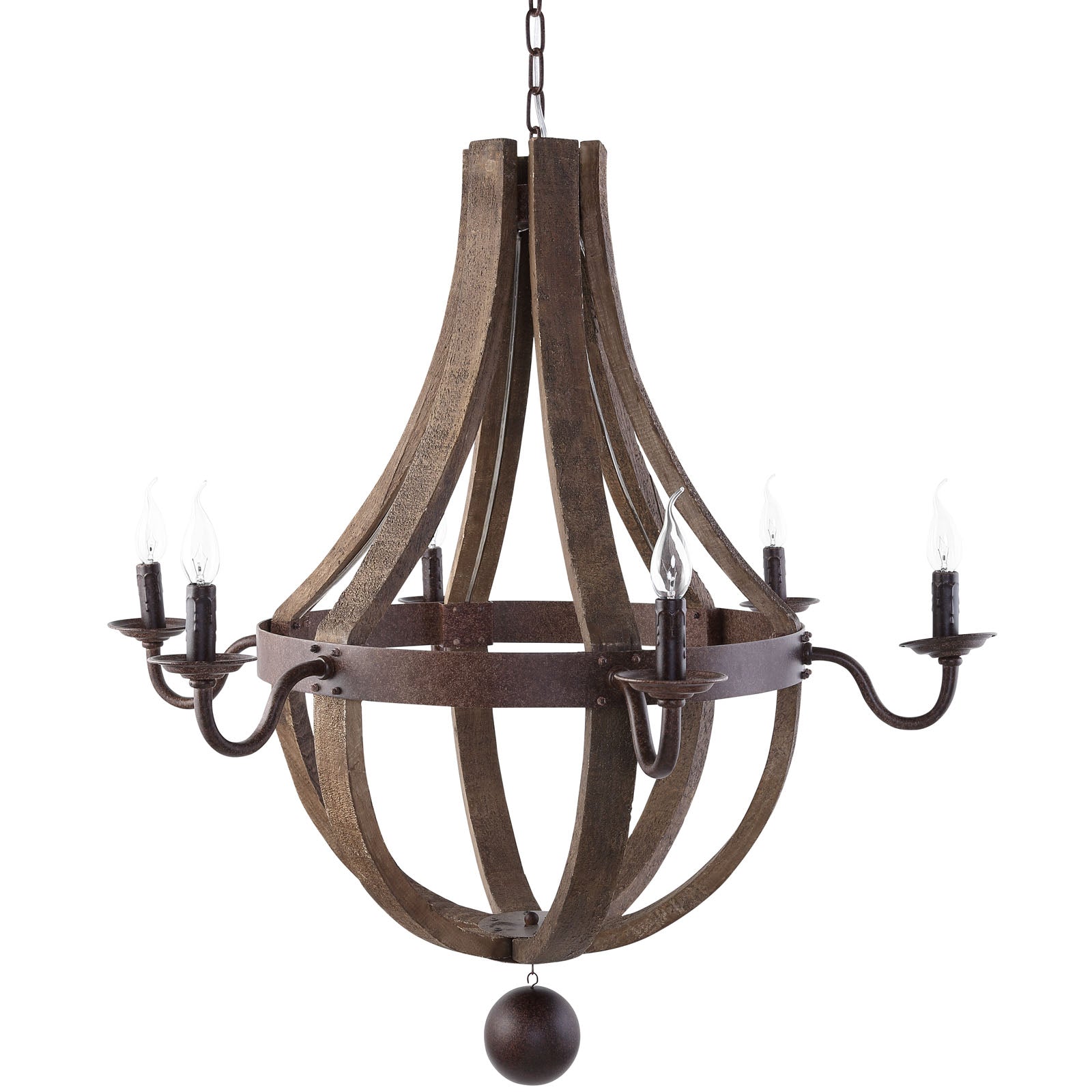 Modway Ballista Chandelier - Antique Brass | Chandeliers | 