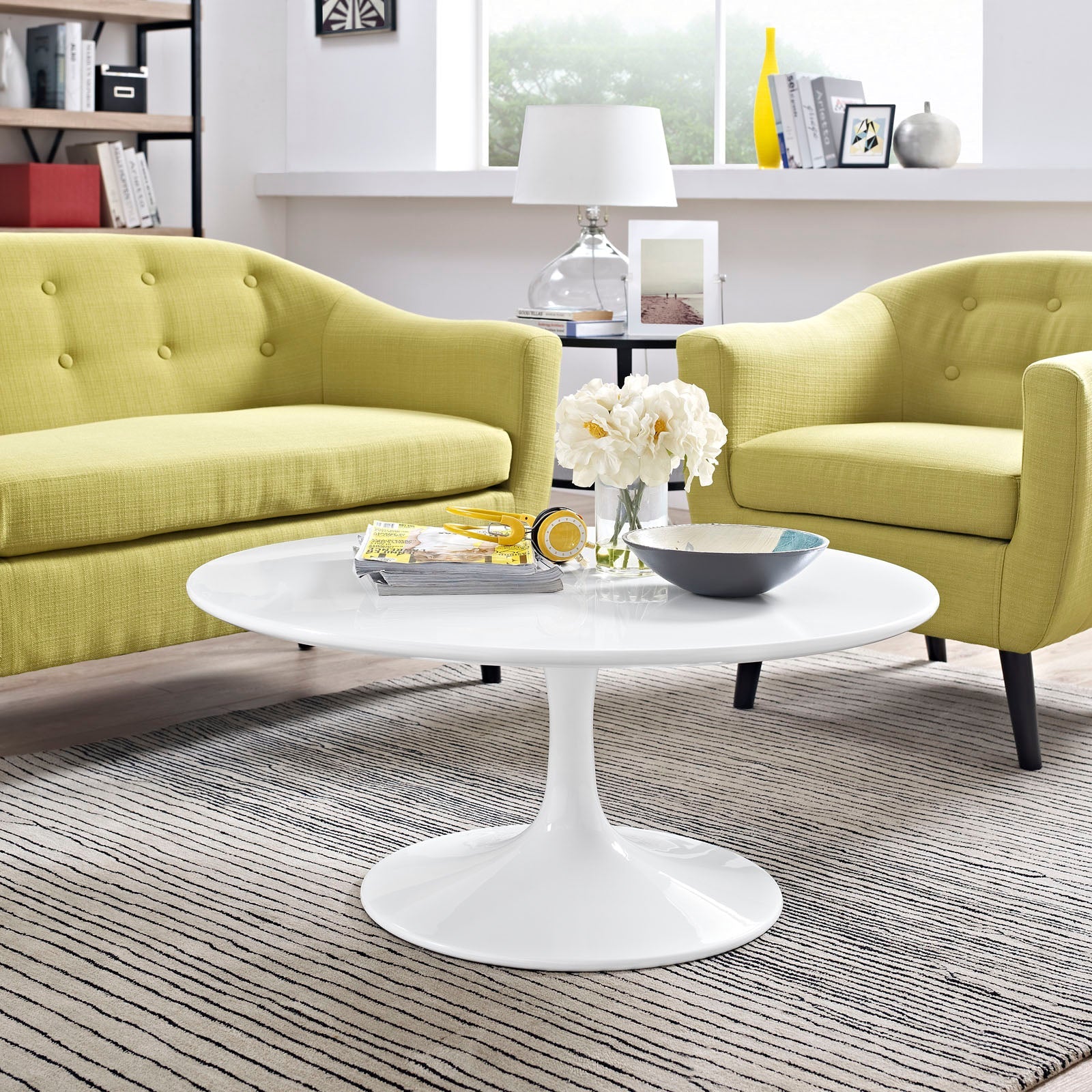 Modway Lippa 36" Coffee Table in White | Coffee Tables | Modishstore