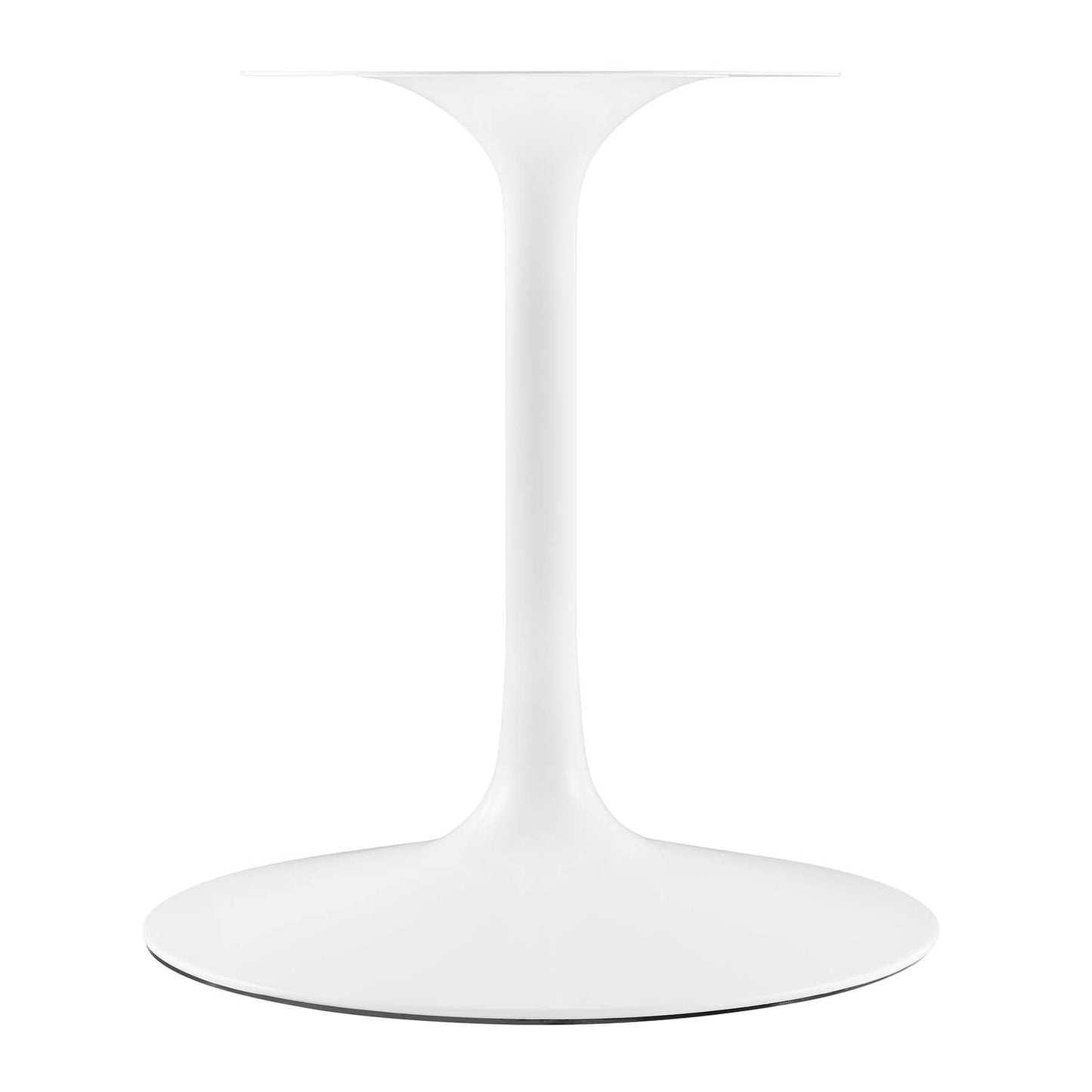 Modway Lippa 78" Oval Wood Top Dining Table in White - EEI-1657