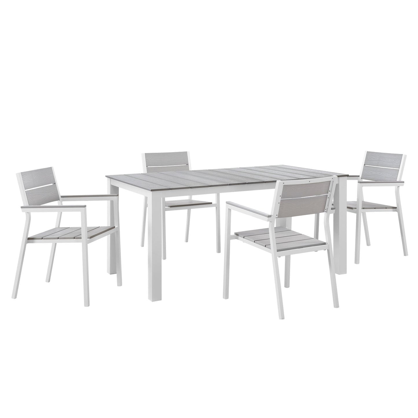 Modway Maine 5 Piece Outdoor Patio Dining Set - EEI-1747 | Outdoor Dining Set | Modishstore-15