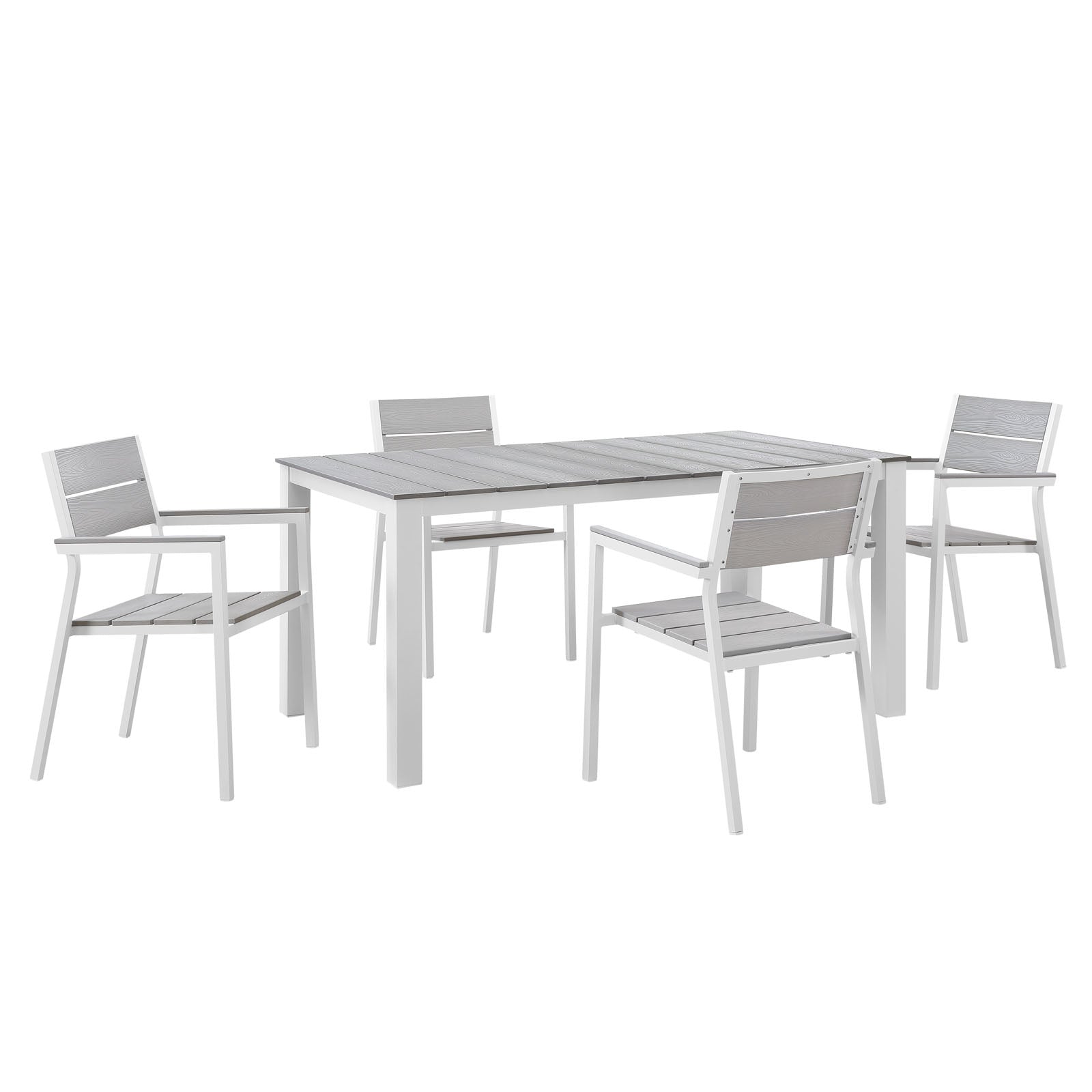 Modway Maine 5 Piece Outdoor Patio Dining Set - EEI-1747 | Outdoor Dining Set | Modishstore-15