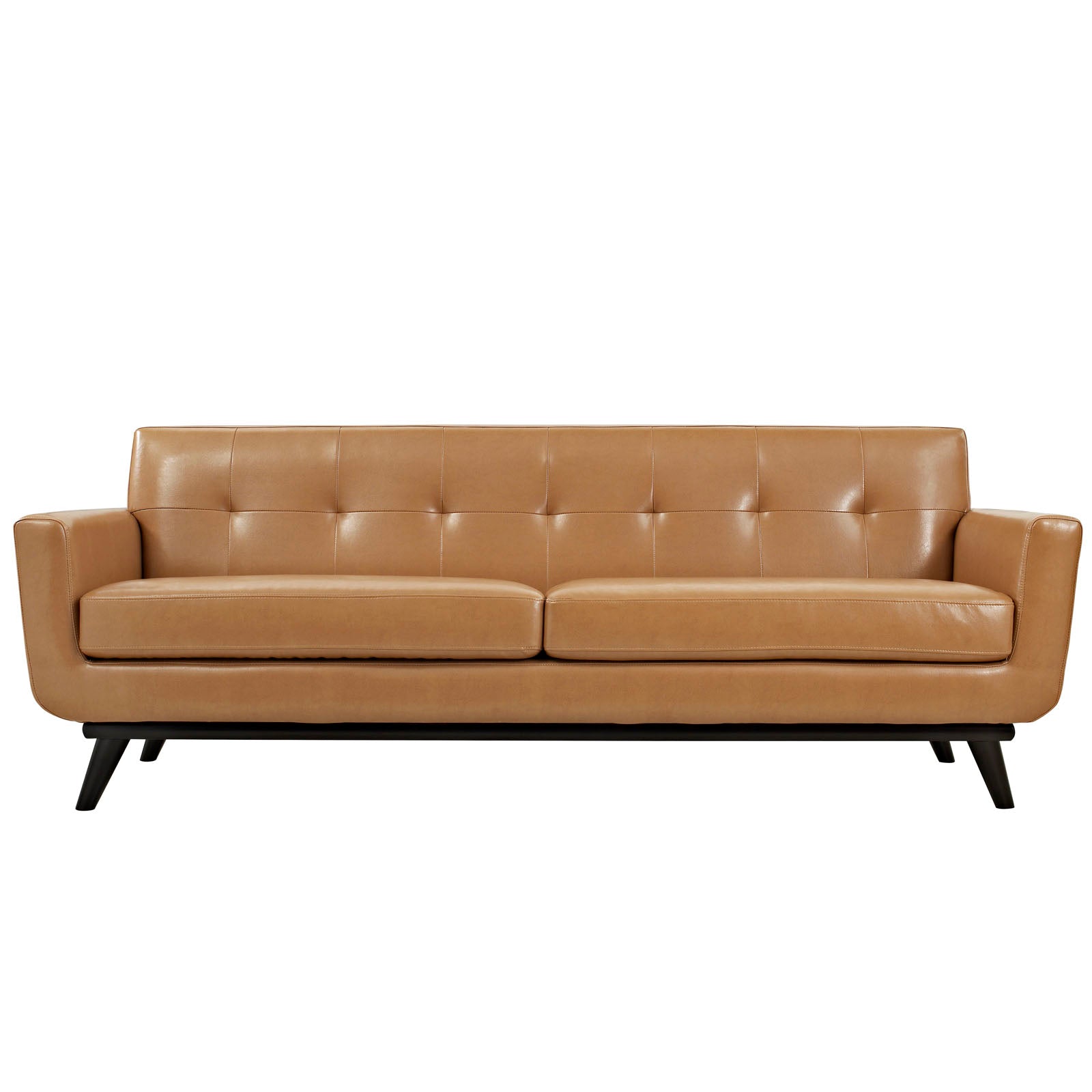 Modway Engage 2 Piece Leather Living Room Set - EEI-1766 | Sofas | 