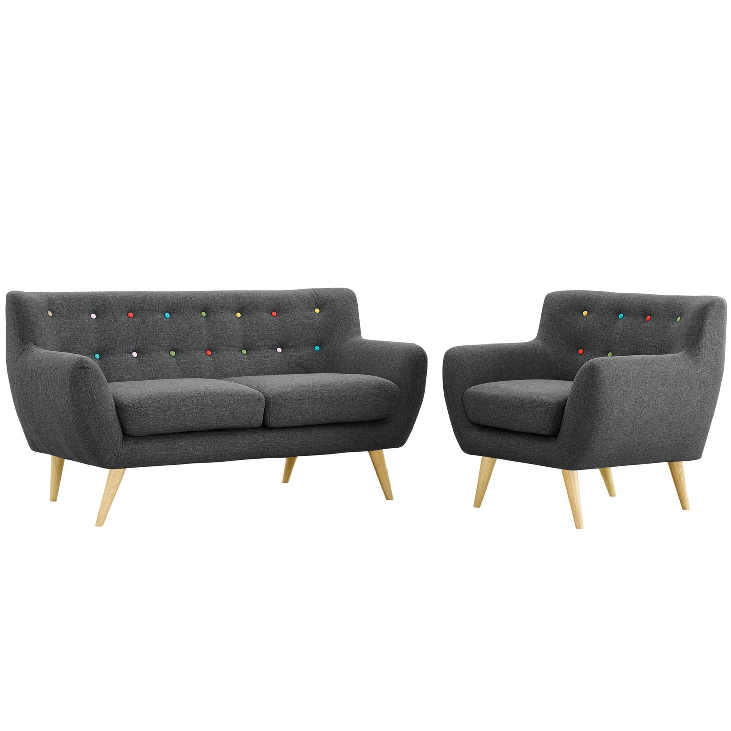 Modway Remark 2 Piece Living Room Set - EEI-1783 | Sofas | Modishstore-12