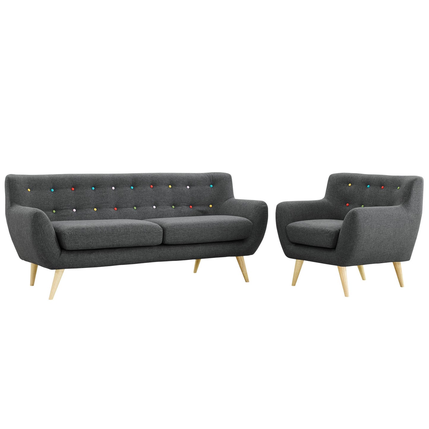 Modway Remark 2 Piece Living Room Set - EEI-1784 | Sofas | Modishstore-25