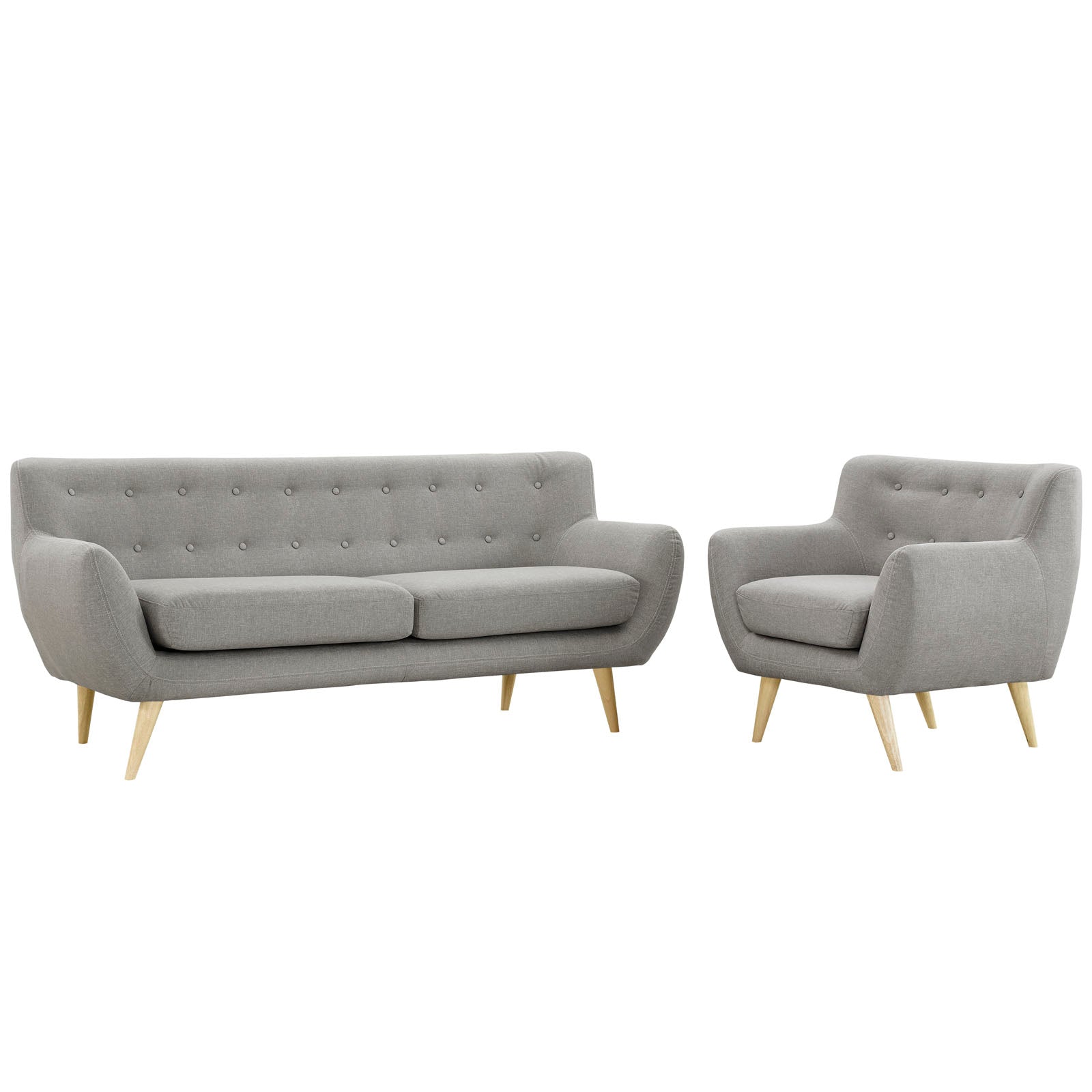 Modway Remark 2 Piece Living Room Set - EEI-1784 | Sofas | Modishstore-24