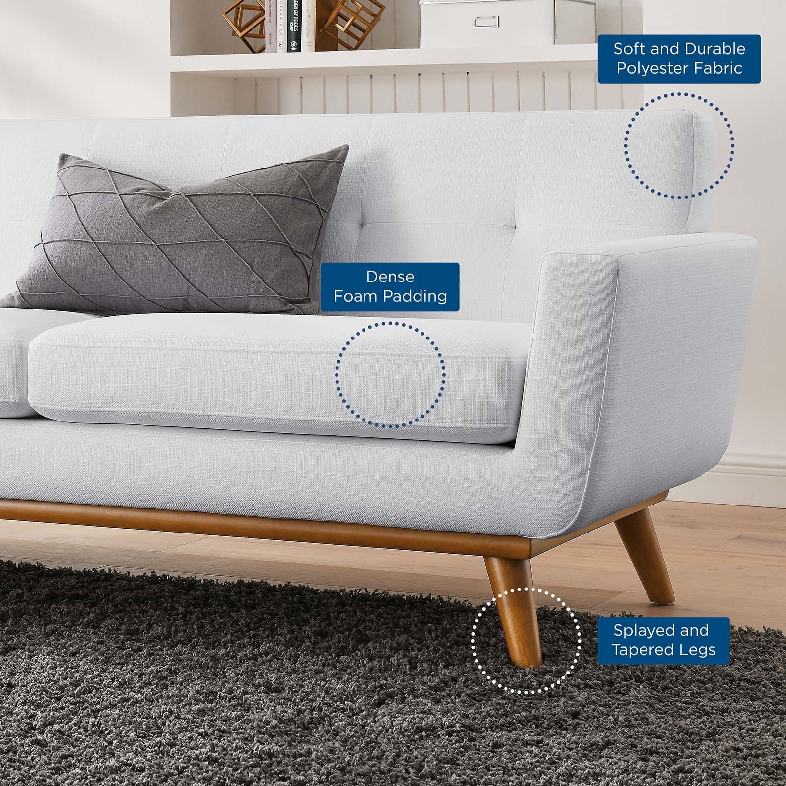 Modway Engage Right-Arm Loveseat | Loveseats | 