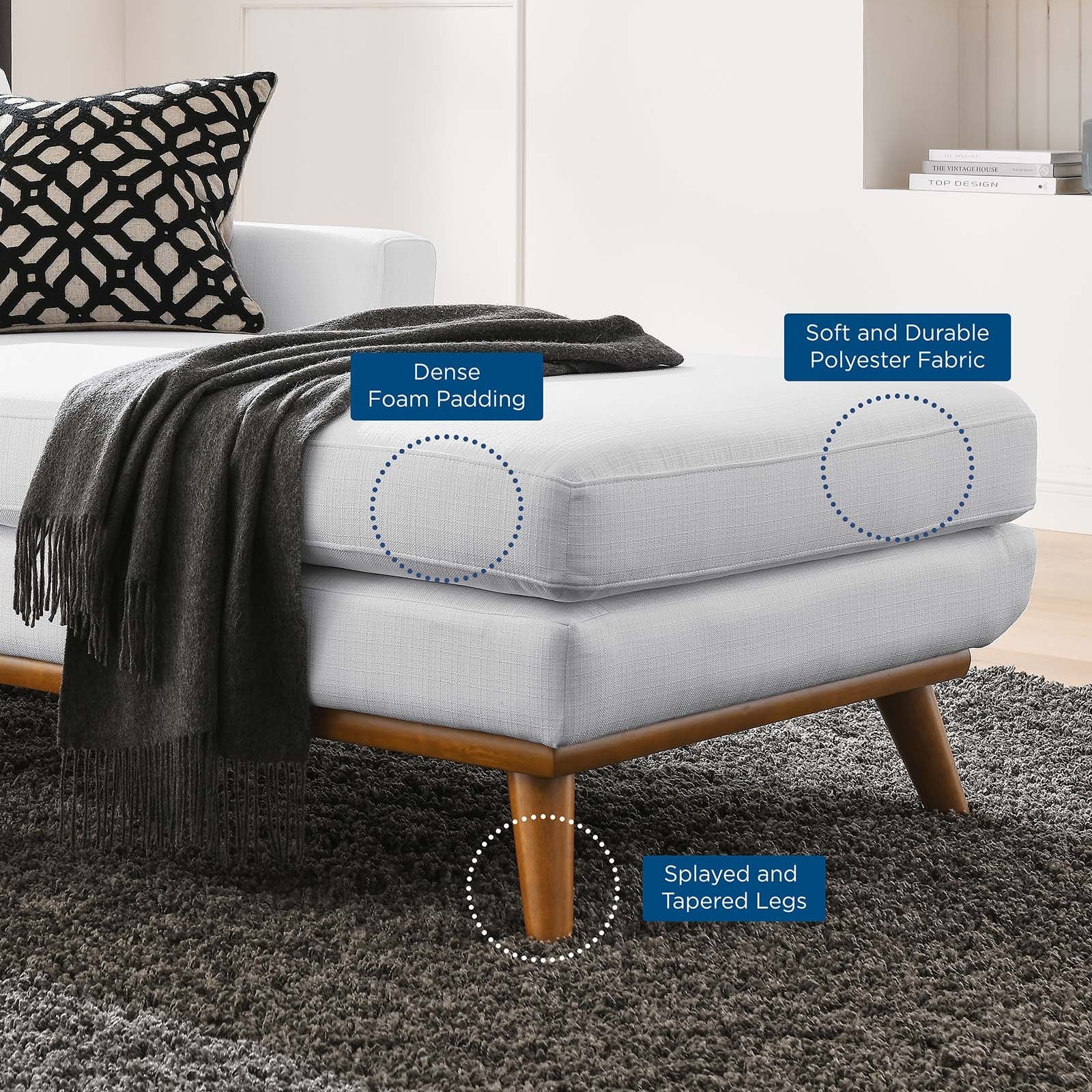 Modway Engage Right-Arm Chaise | Lounge Chairs | 