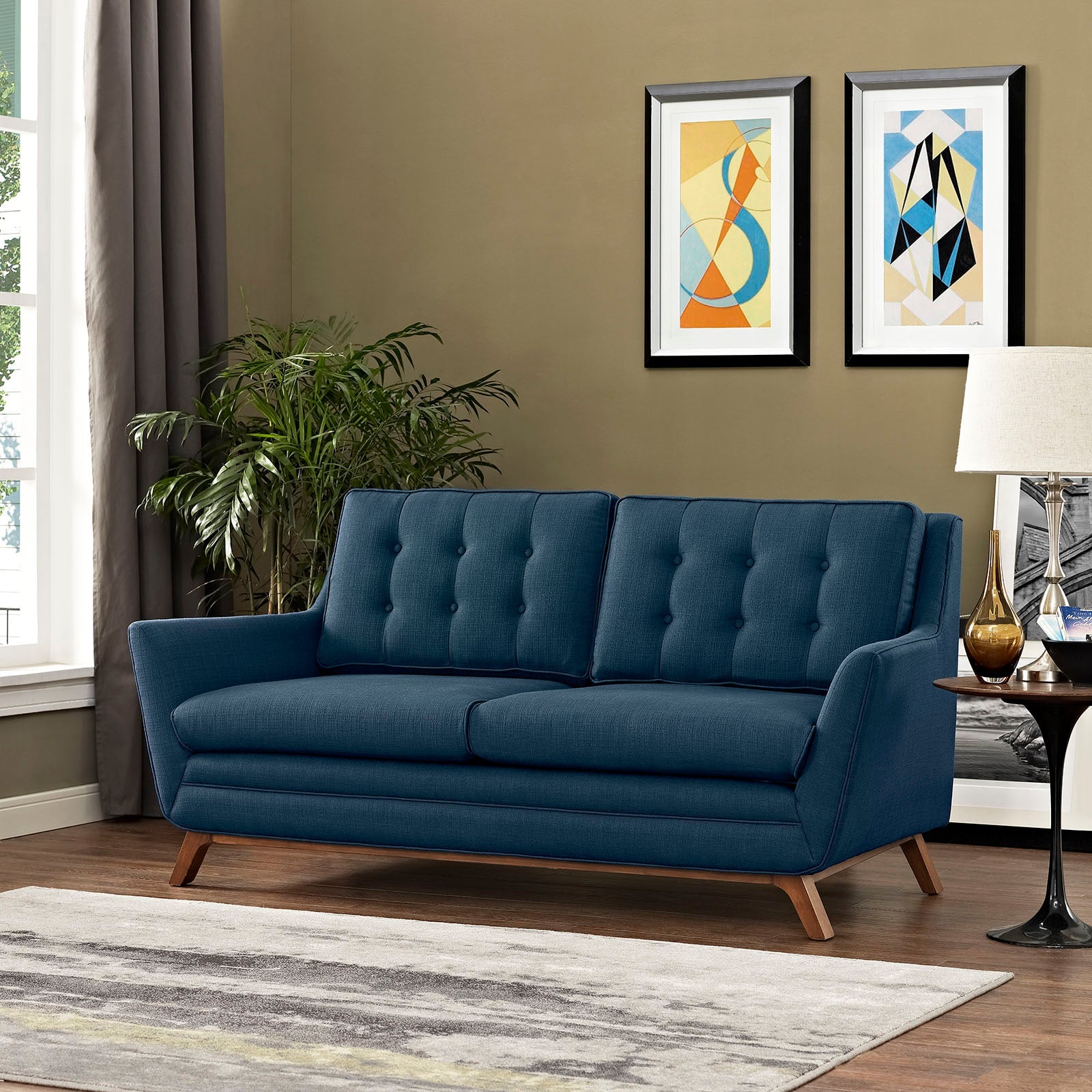 Beguile Upholstered Fabric Loveseat By Modway - EEI-1799 | Loveseats
