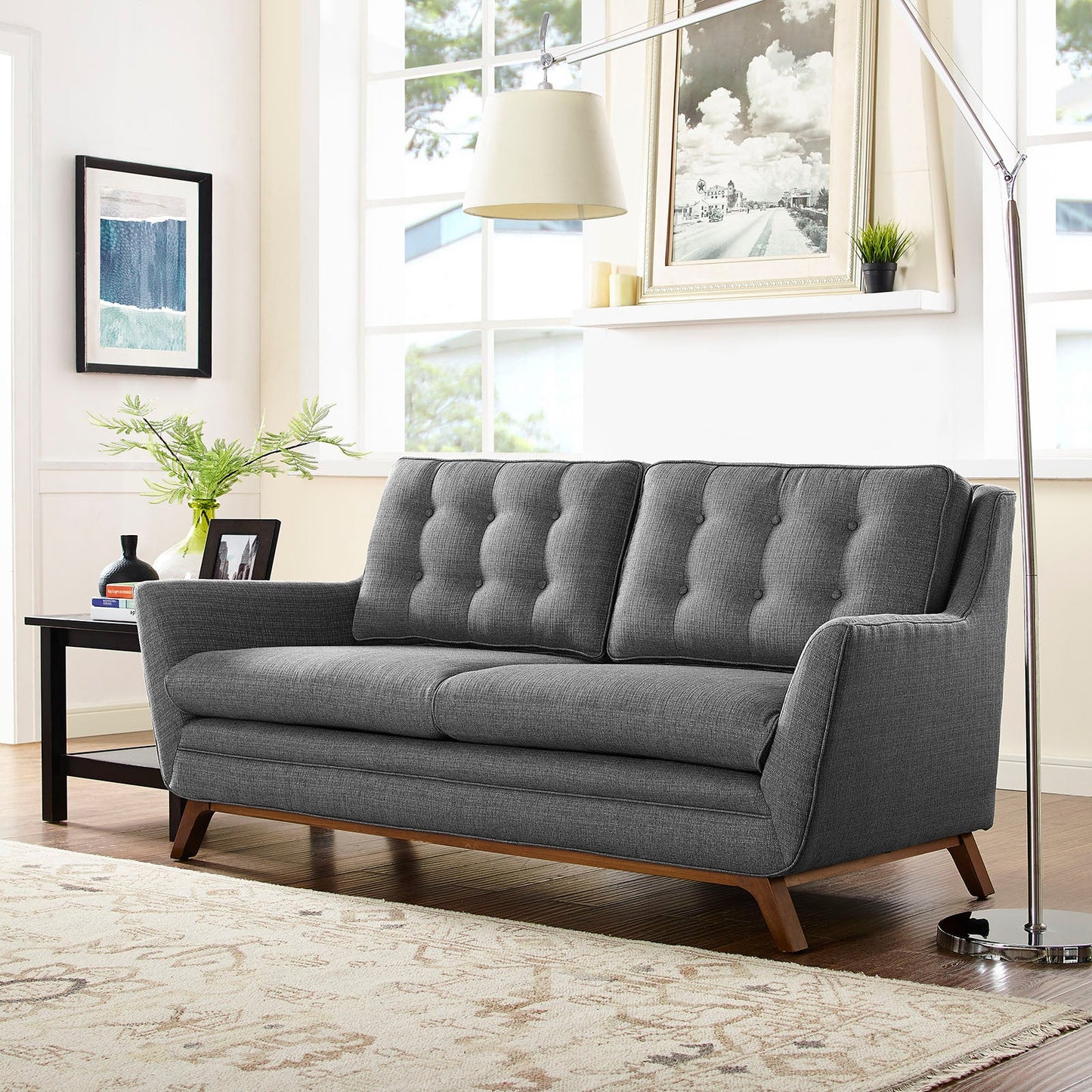 Beguile Upholstered Fabric Loveseat By Modway - EEI-1799 | Loveseats - 6