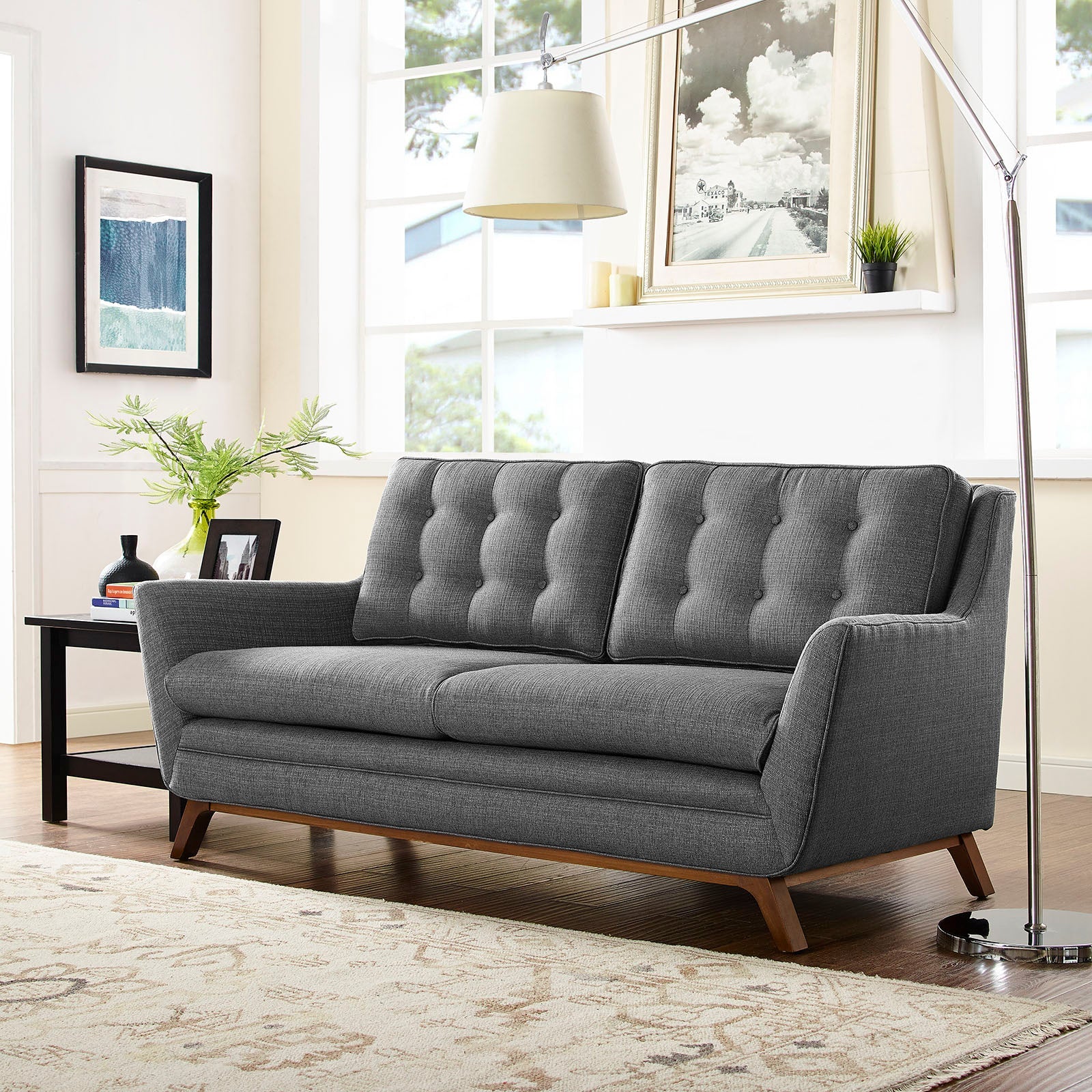 Beguile Upholstered Fabric Loveseat By Modway - EEI-1799 | Loveseats - 6