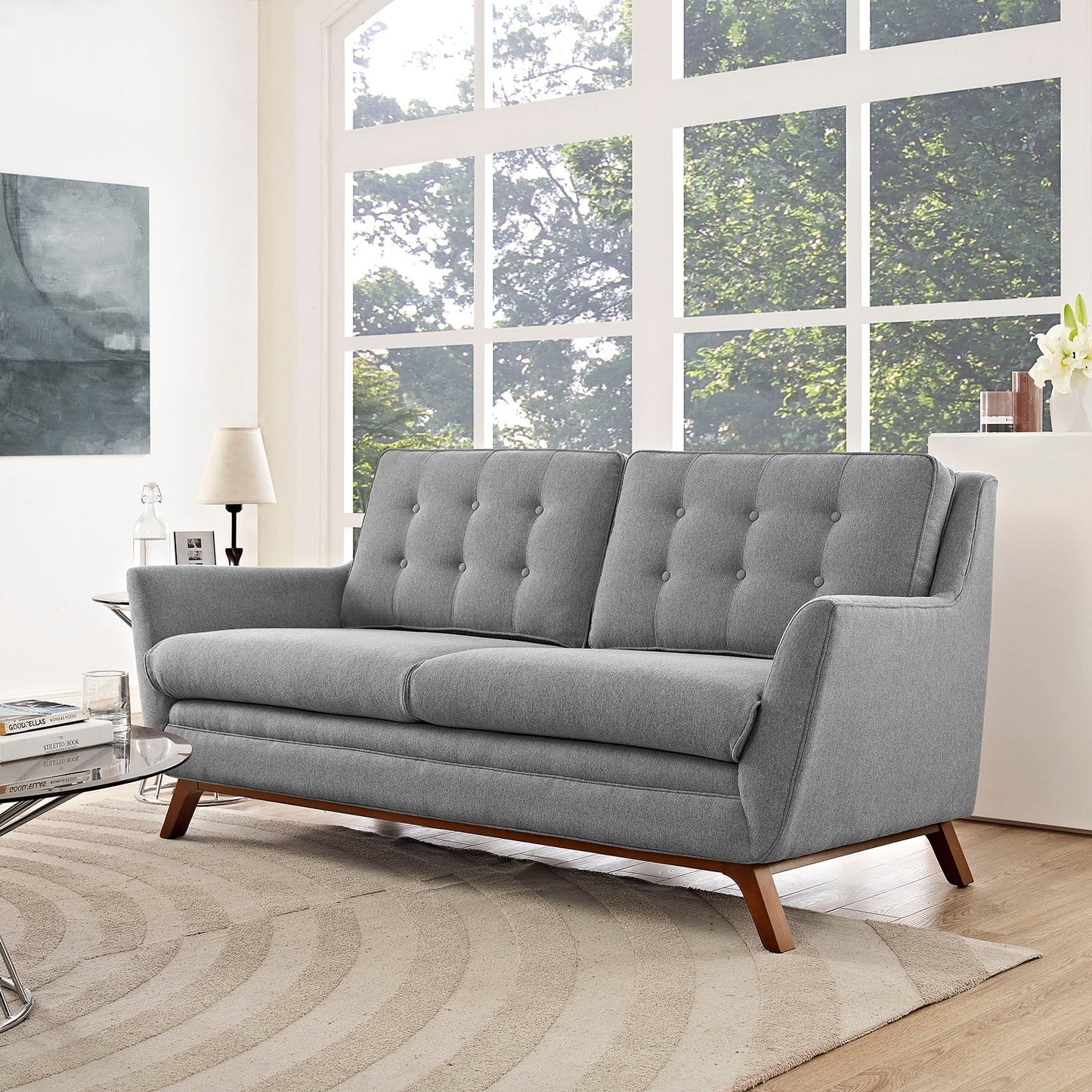 Beguile Upholstered Fabric Loveseat By Modway - EEI-1799 | Loveseats - 11