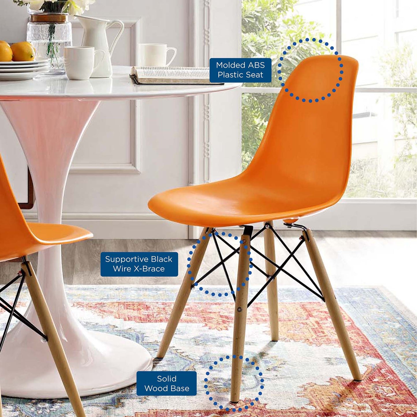 Modway Pyramid Dining Side Chair - EEI-180 - EEI-180
