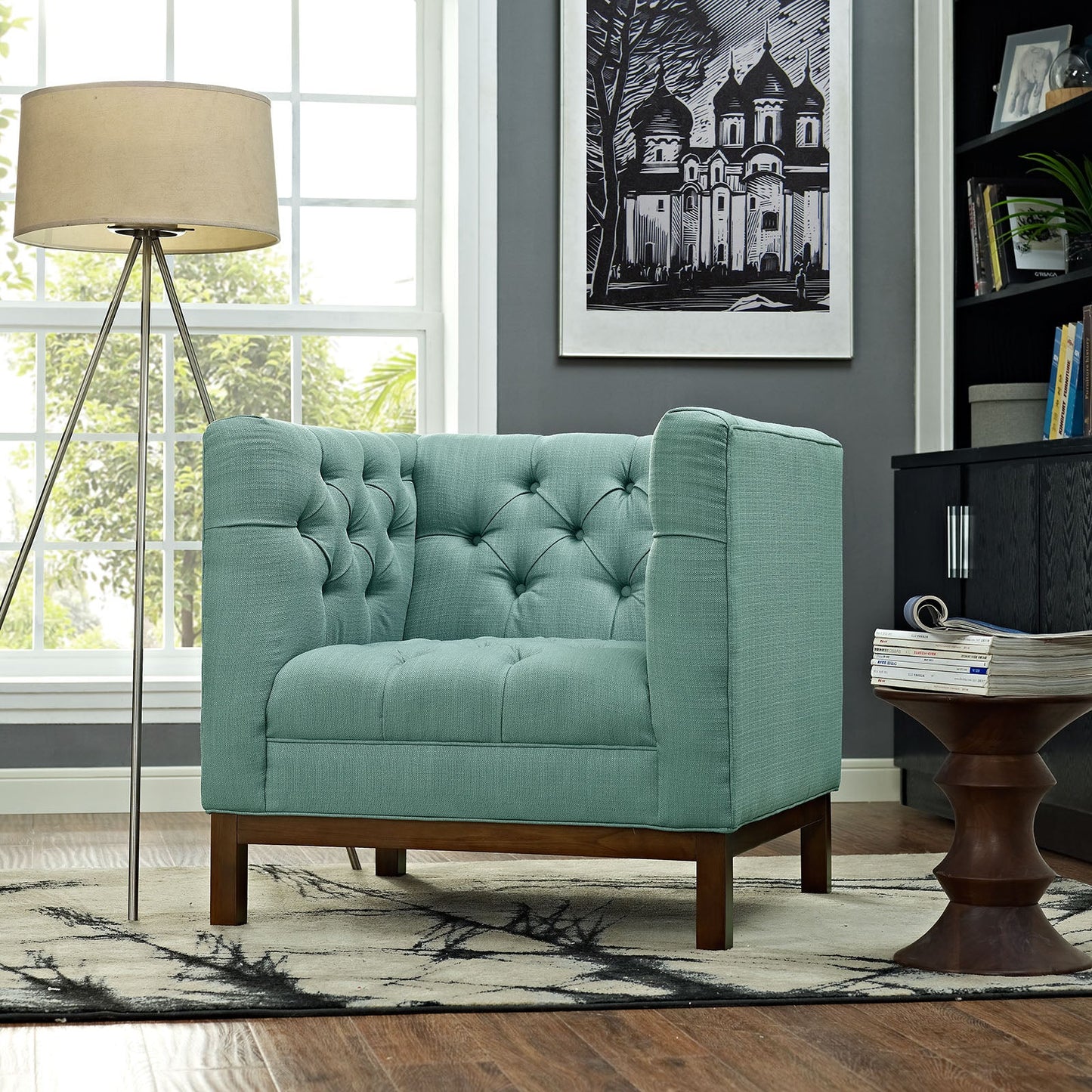 Panache Upholstered Fabric Armchair By Modway - EEI-1801