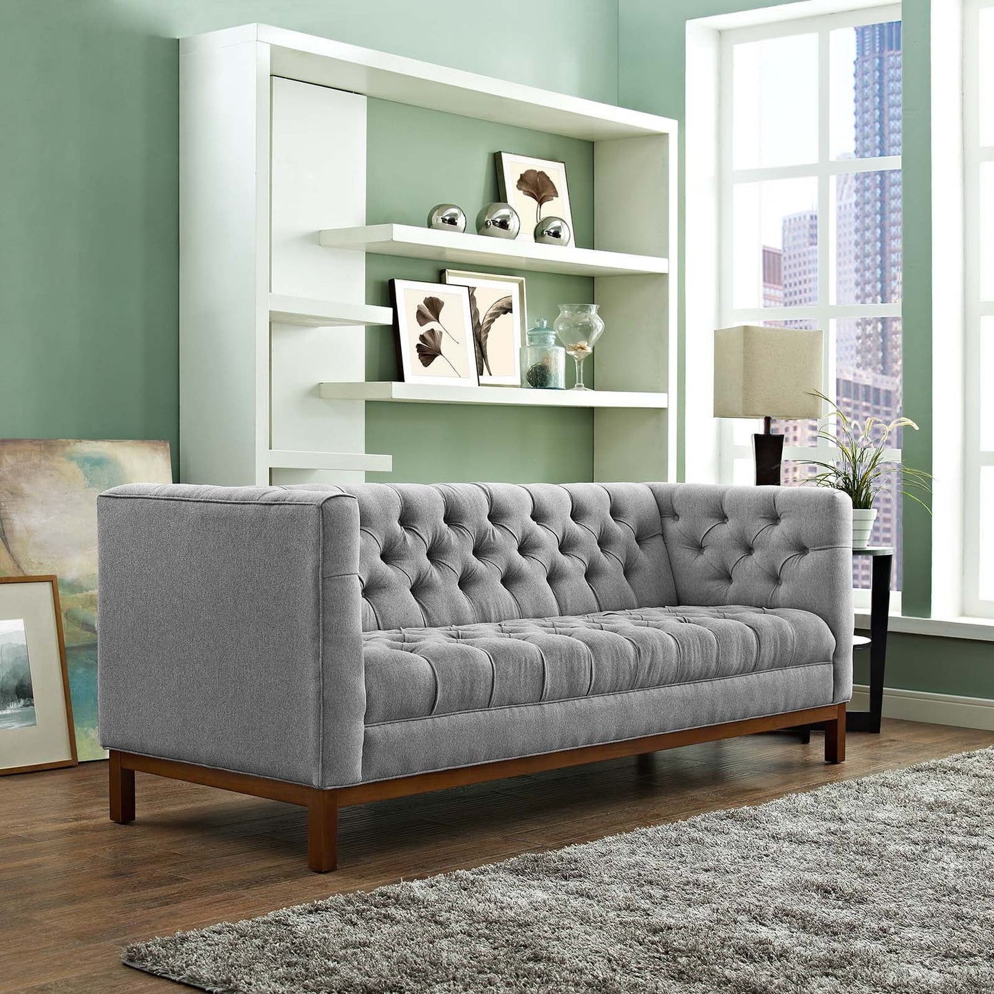 Panache Upholstered Fabric Sofa By Modway - EEI-1802 | Sofas | Modishstore - 13