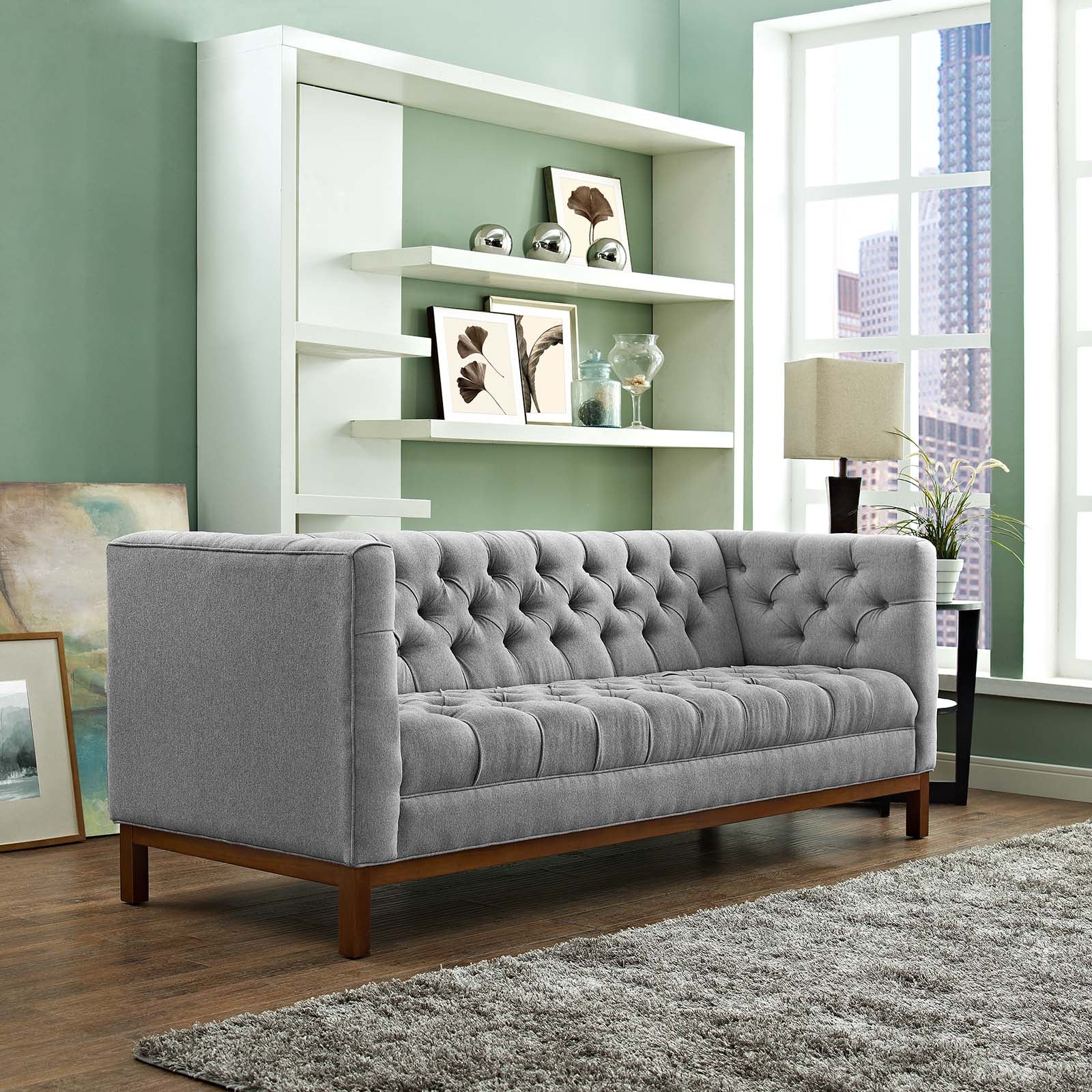 Panache Upholstered Fabric Sofa By Modway - EEI-1802 | Sofas | Modishstore - 13