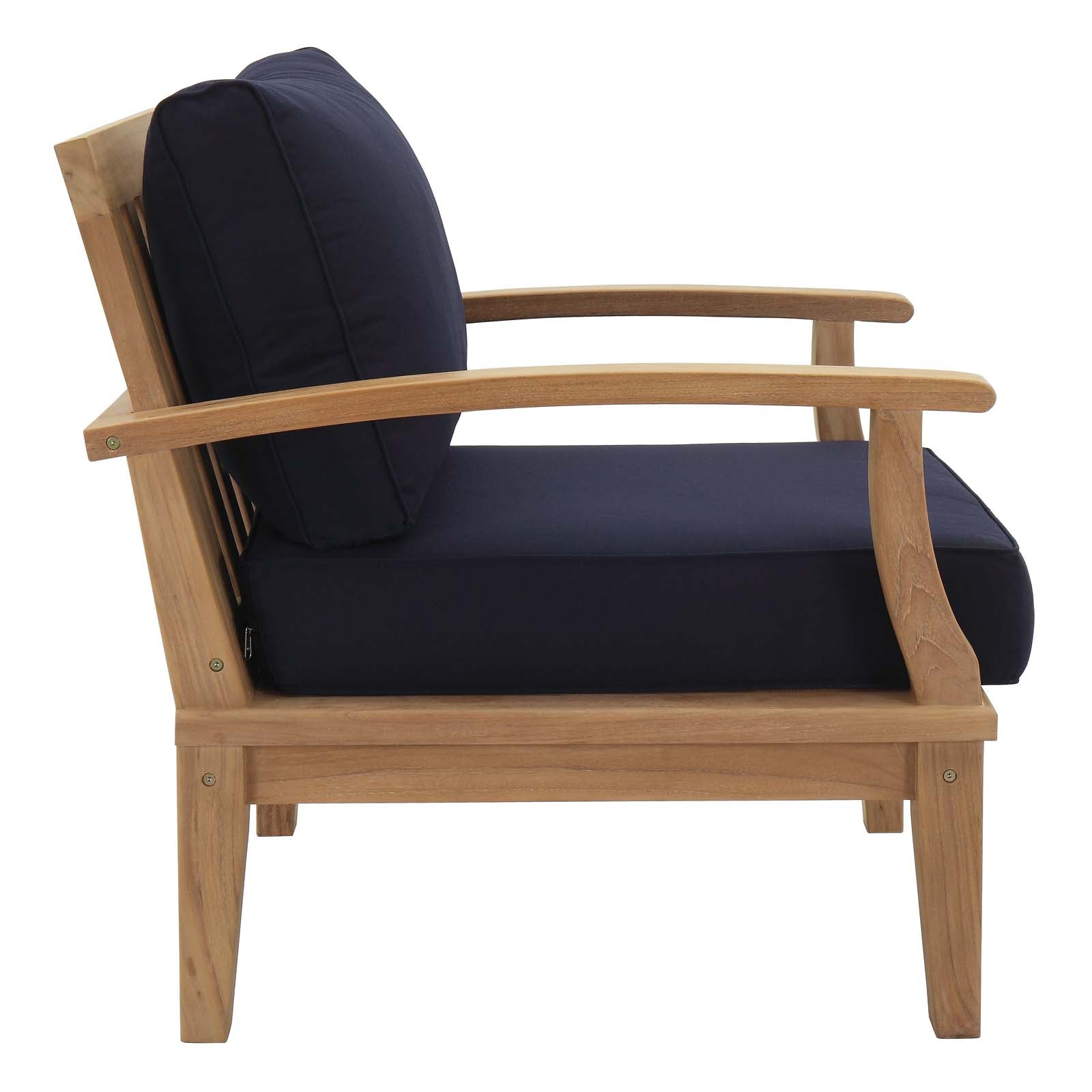 Modway Marina 2 Piece Outdoor Patio Teak Set | Outdoor Sofas, Loveseats & Sectionals | Modishstore-7