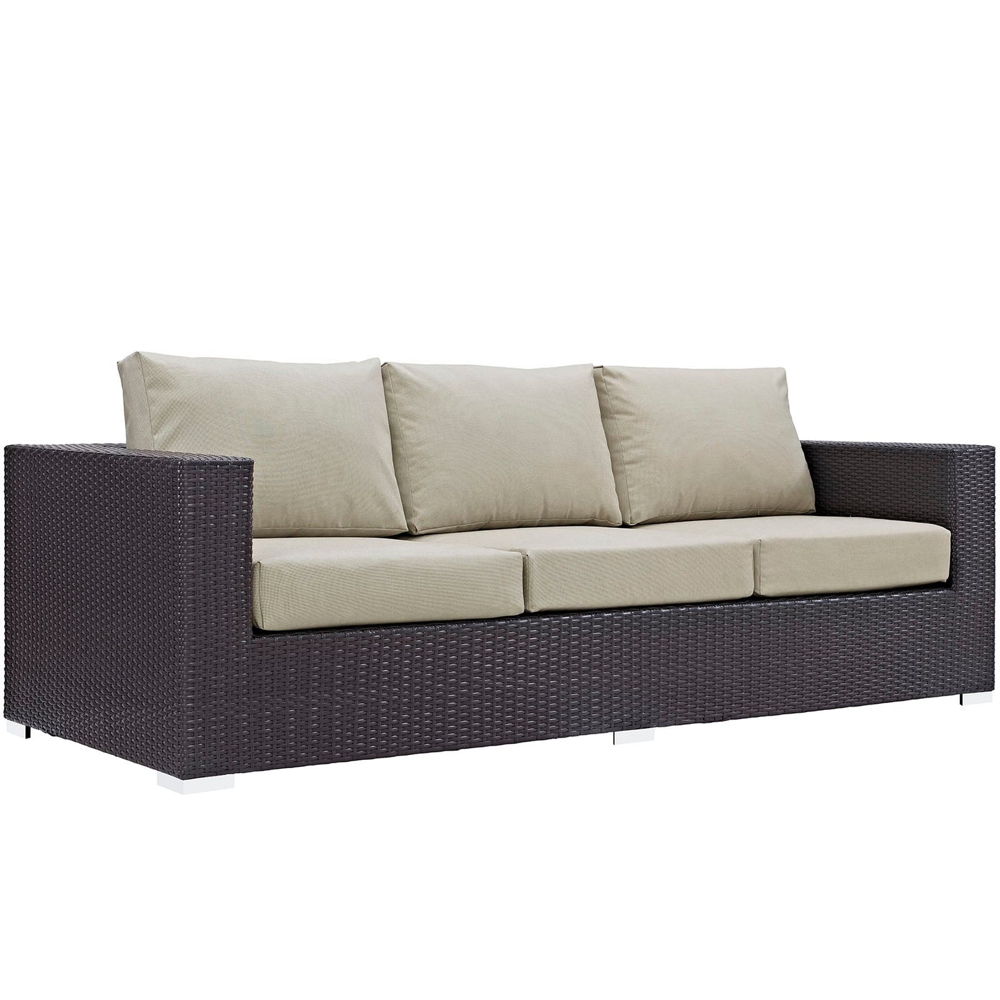 Modway Convene Outdoor Patio Sofa | Outdoor Sofas, Loveseats & Sectionals | 