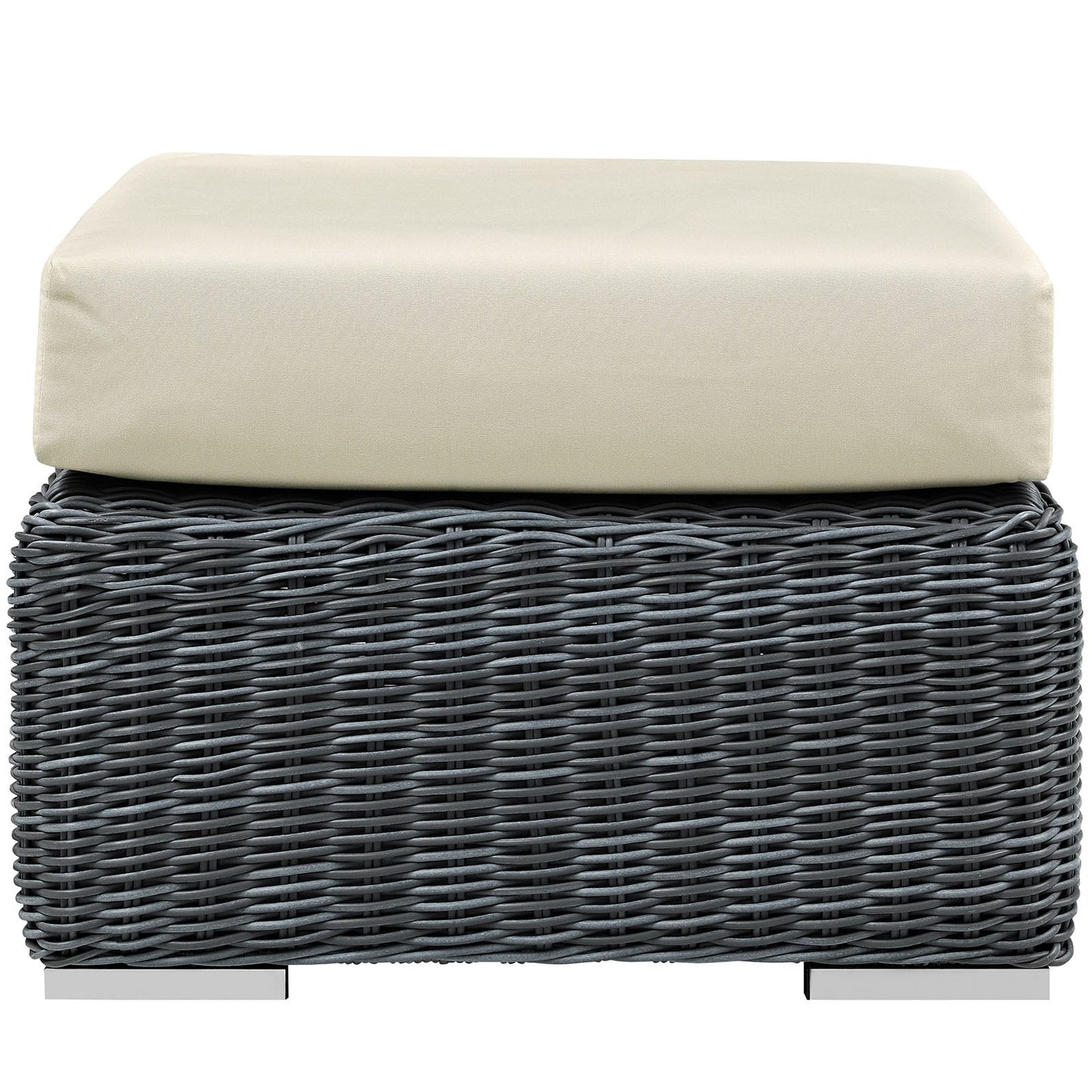 Summon Outdoor Patio Sunbrella Ottoman By Modway - EEI-1869 | Outdoor Ottomans | Modishstore - 3