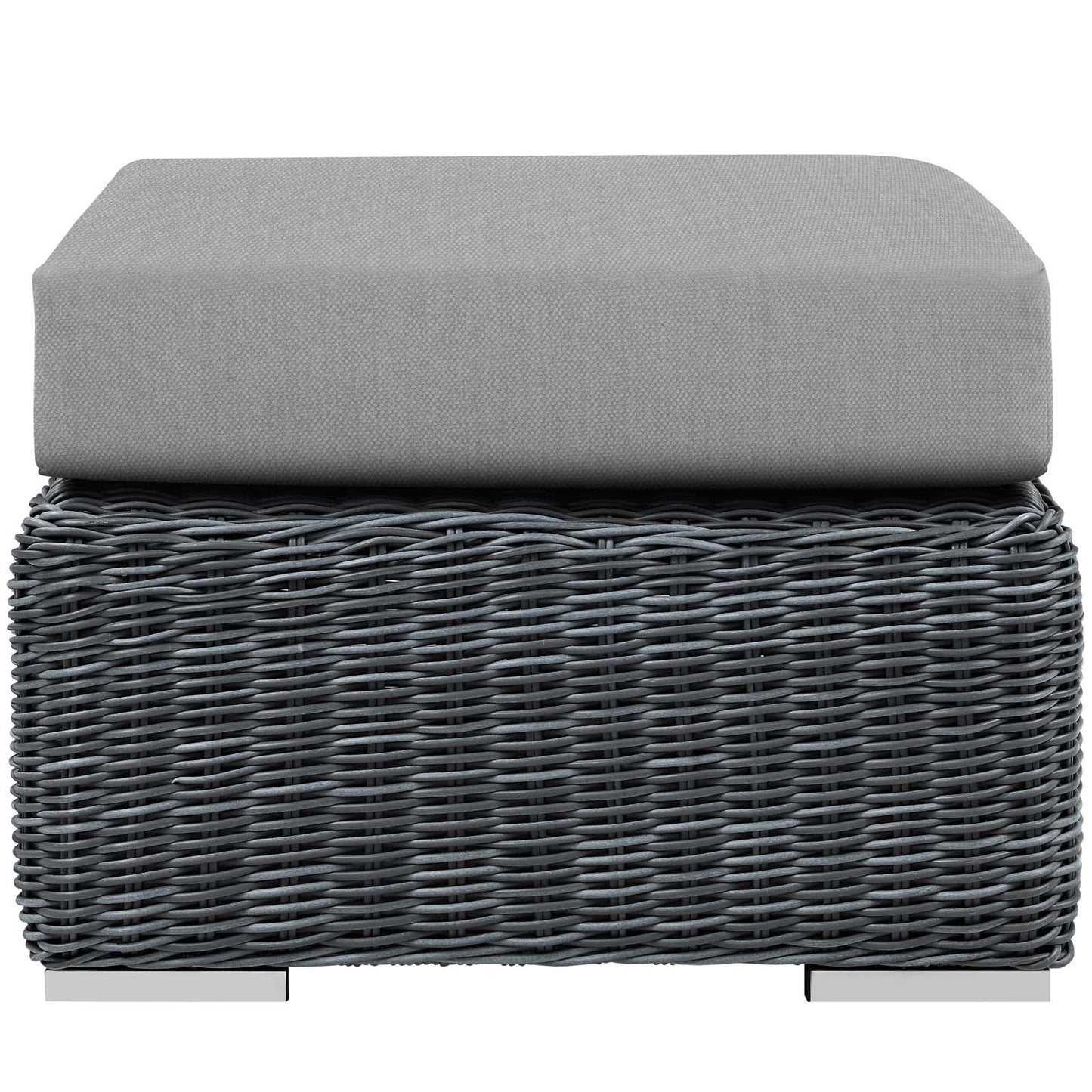 Summon Outdoor Patio Sunbrella Ottoman By Modway - EEI-1869 | Outdoor Ottomans | Modishstore - 6