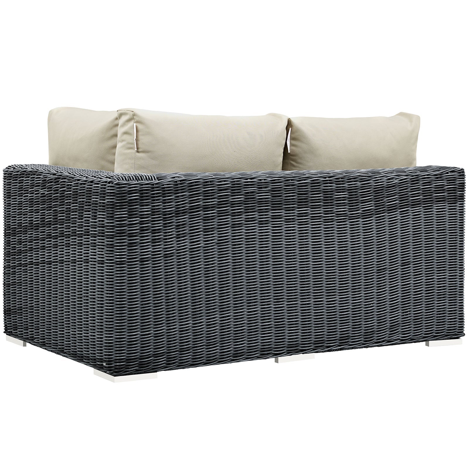 Modway Summon Outdoor Patio Right Arm Loveseat | Outdoor Sofas, Loveseats & Sectionals | Modishstore-5